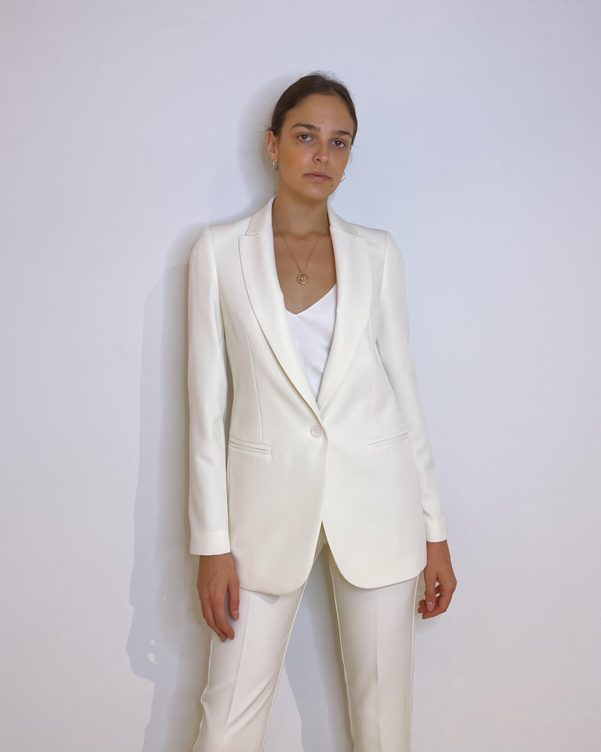 maje white blazer