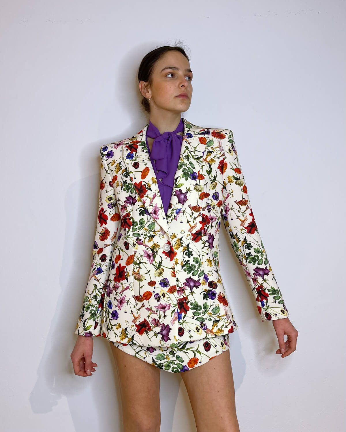 BLAZER MONOPETTO FLOREALE - Mirror Clothing