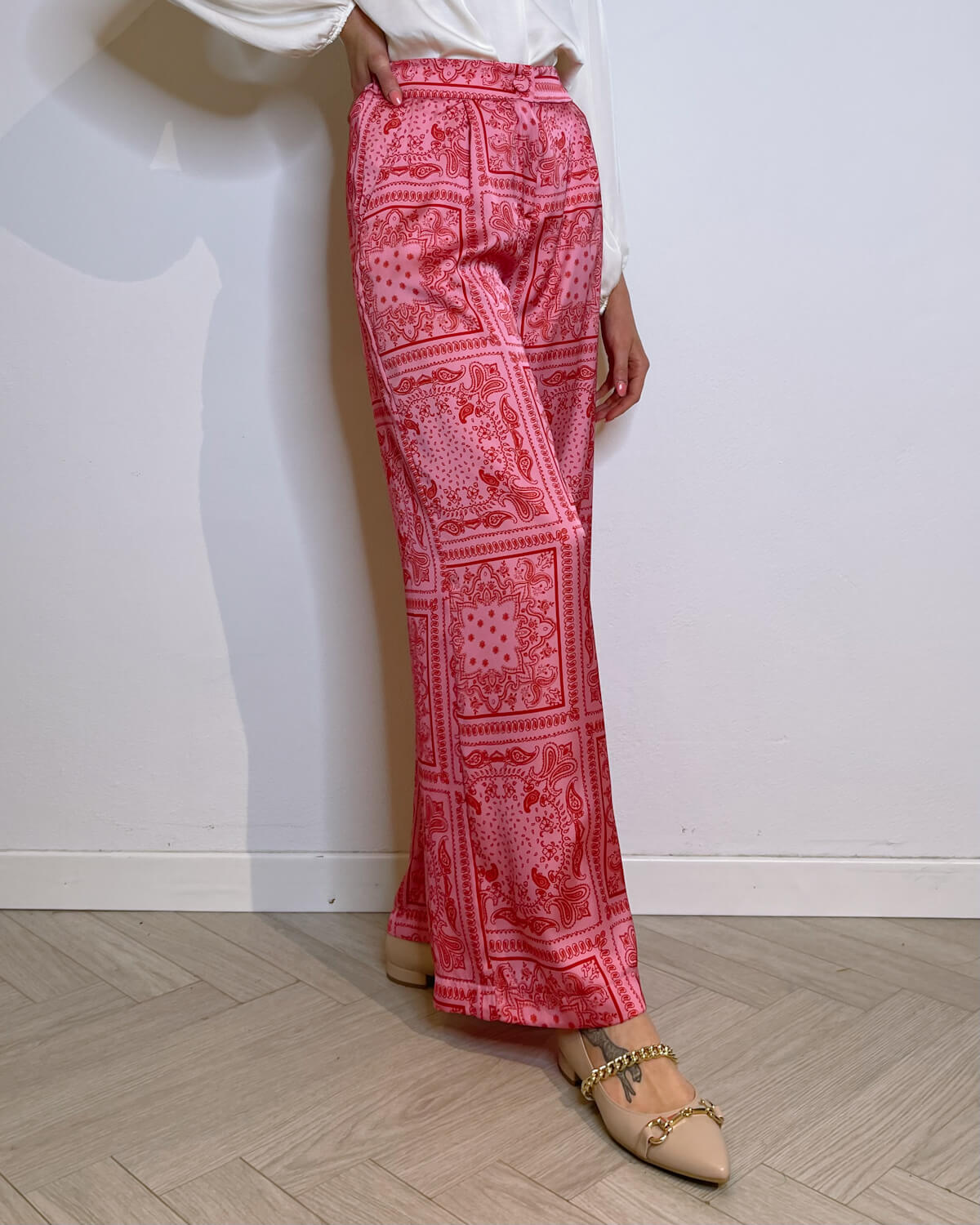 PANTALONE A PALAZZO FANTASIA ETNICA - Mirror Clothing