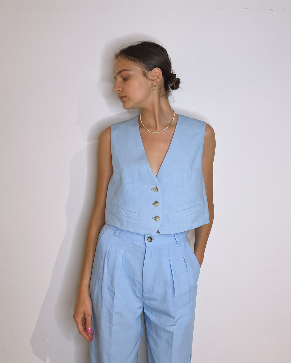 PANCIOTTO IN LINO - REBECCA CELESTE - Mirror Clothing
