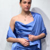 STOLA FOULARD IN RASO - SILENCE LIMITED