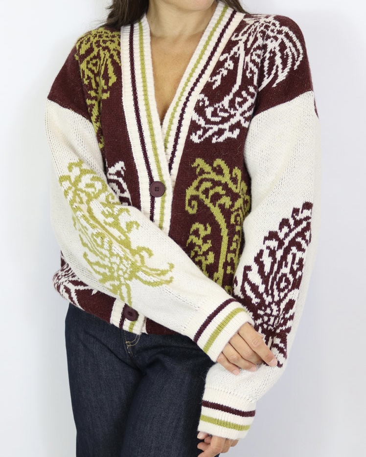 CARDIGAN ETNICO CON BOTTONI - HAVEONE