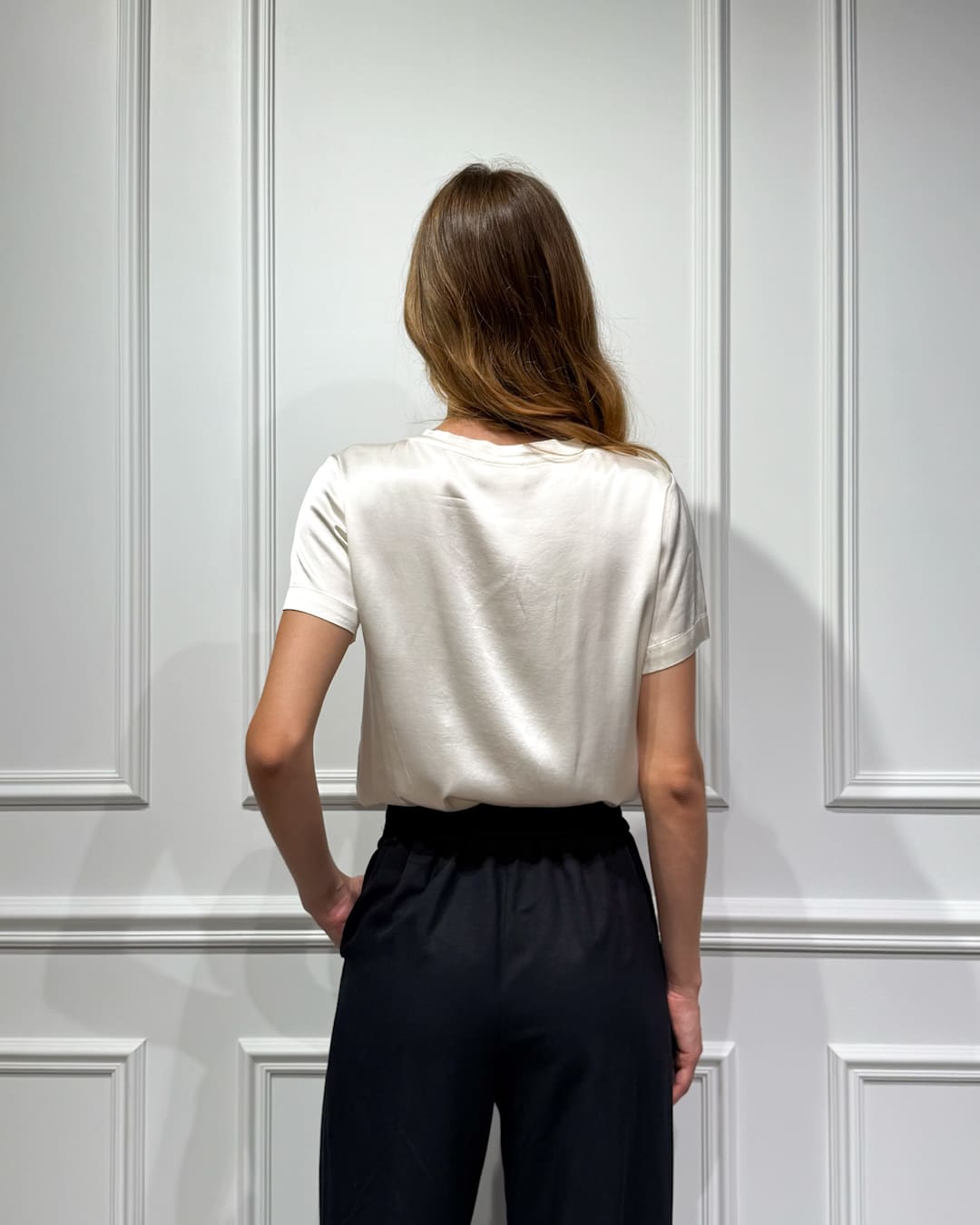 T-SHIRT CROP VICOLO MORO main image 1