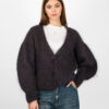 CARDIGAN FLUFFY 80% MOHAIR - SOUVENIR