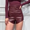 SHORTS IN ECOPELLE - LARA - SILENCE LIMITED