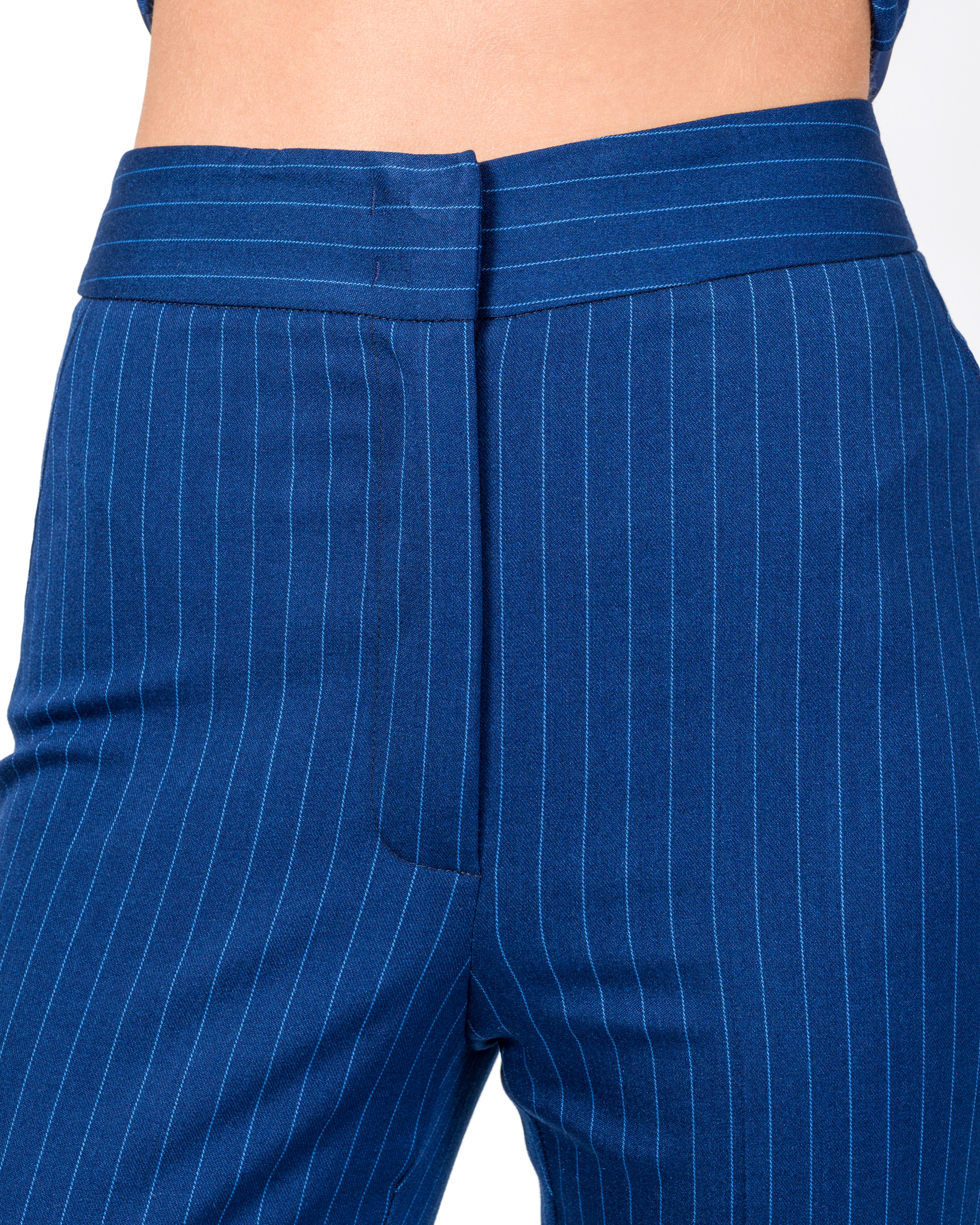 Alternative view of PANTALONE FLARE FULL-LENGHT GESSATO - ZOE - SILENCE LIMITED