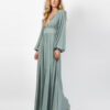 ABITO LUNGO IN GEORGETTE - GALA - SILENCE LIMITED