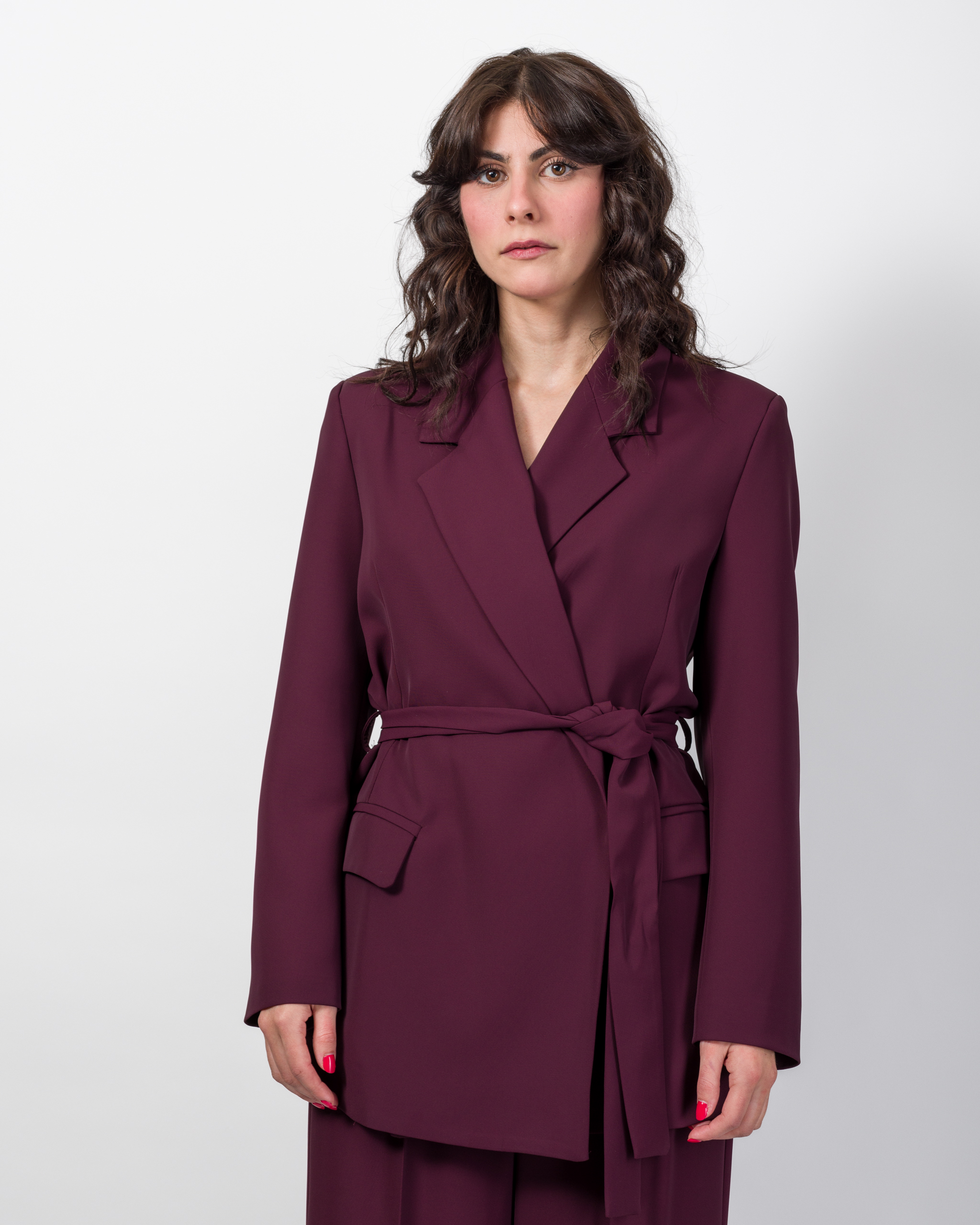 BLAZER IN CADY CON FUSCIACCA NOEMI VICOLO Mirror Clothing