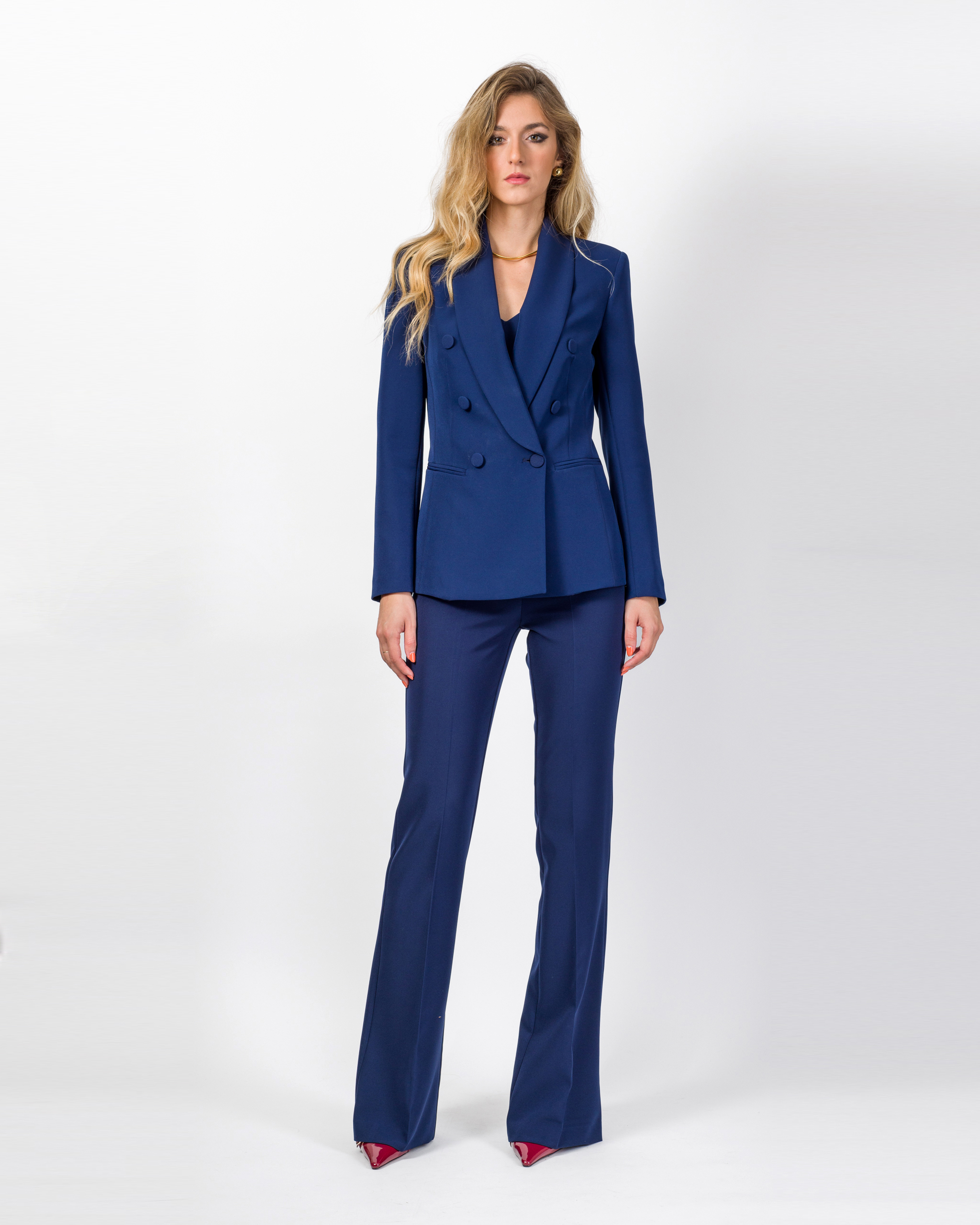 Alternative view of BLAZER DOPPIOPETTO CON REVER SCIALLATO - MUSA BASIC - SILENCE LIMITED