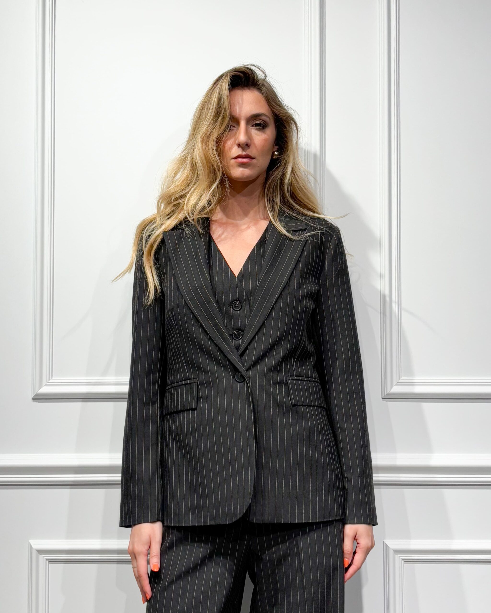Alternative view of BLAZER MOPETTO GESSATO - ASTRID - TENSIONE IN