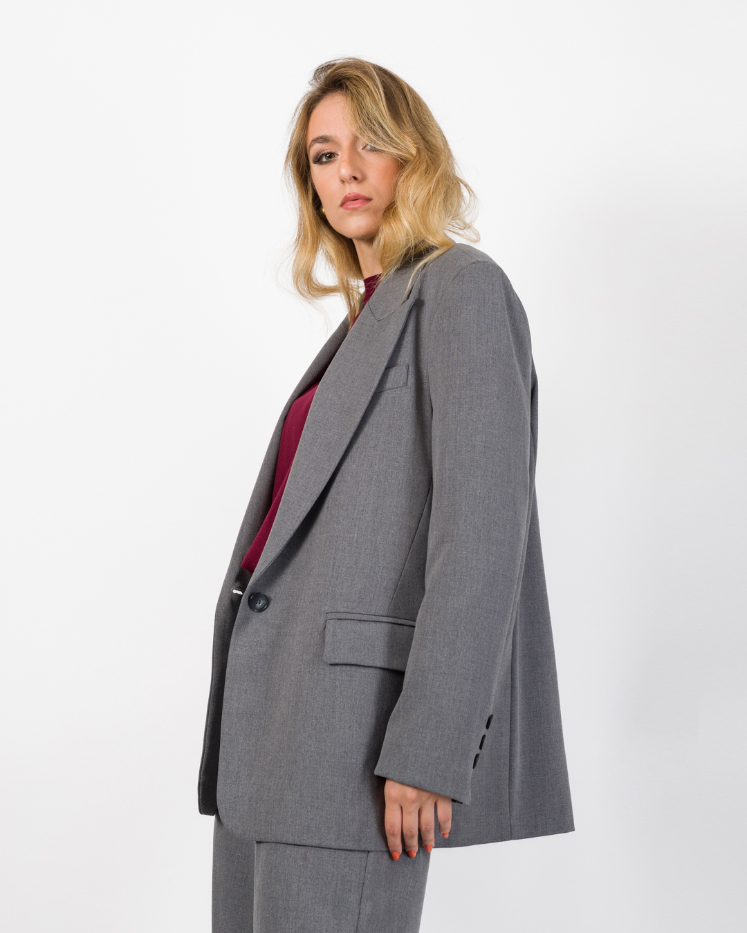 BLAZER MONOPETTO OVERSIZE - DEVA - DIXIE