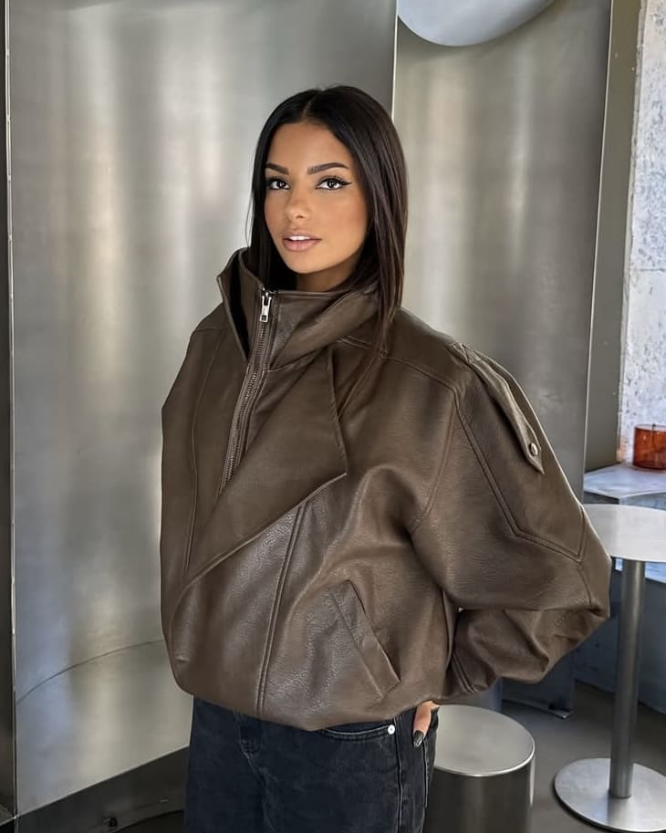 BOMBER BIKER IN ECOPELLE - ELEH