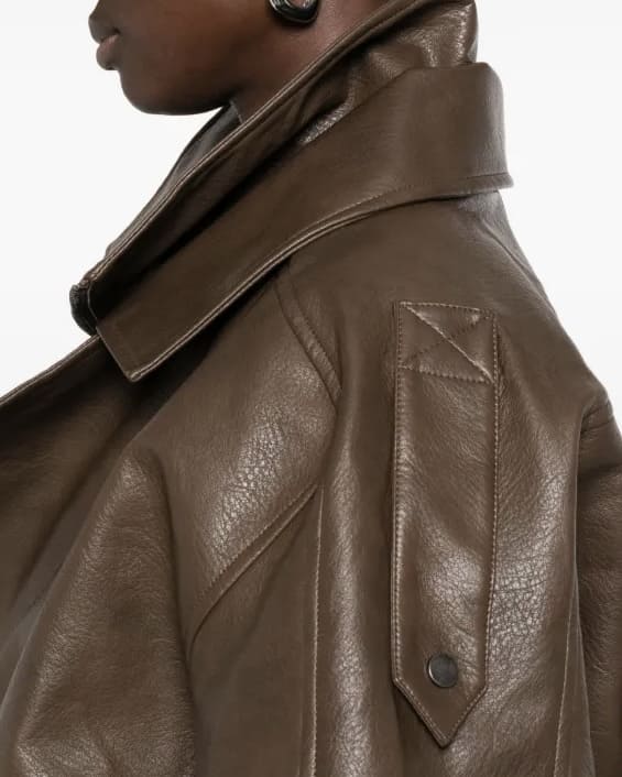 Alternative view of BOMBER BIKER IN ECOPELLE - ELEH