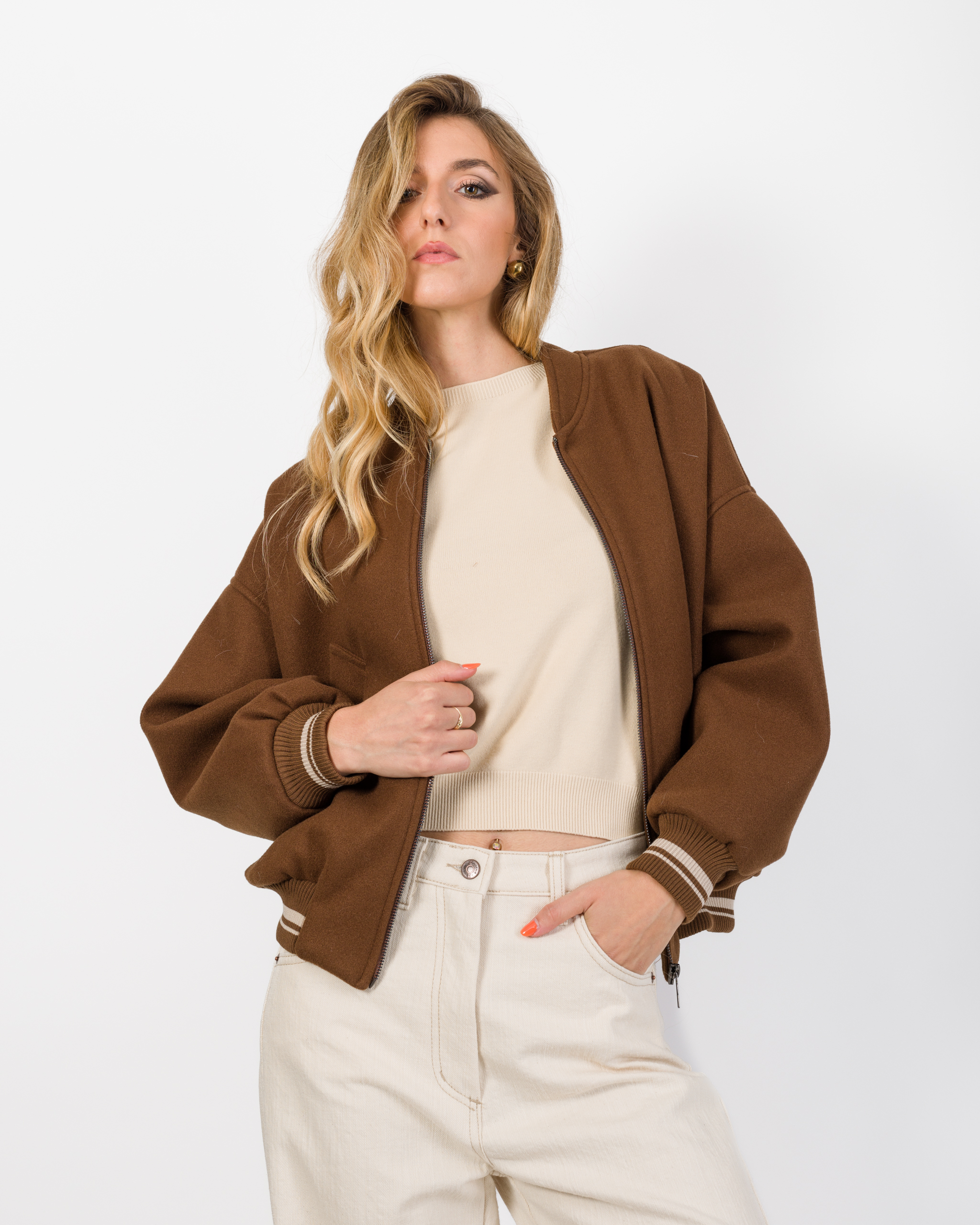 BOMBER CON POLSINI A CONTRASTO - HAVEONE