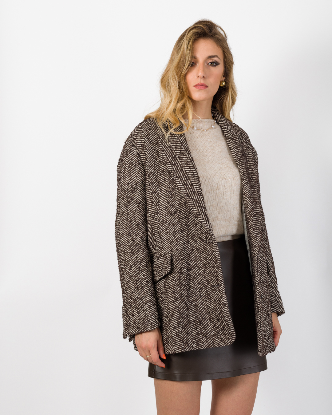 GIACCA CAPPOTTO OVERSIZE SPIGATA KONTATTO Mirror Clothing