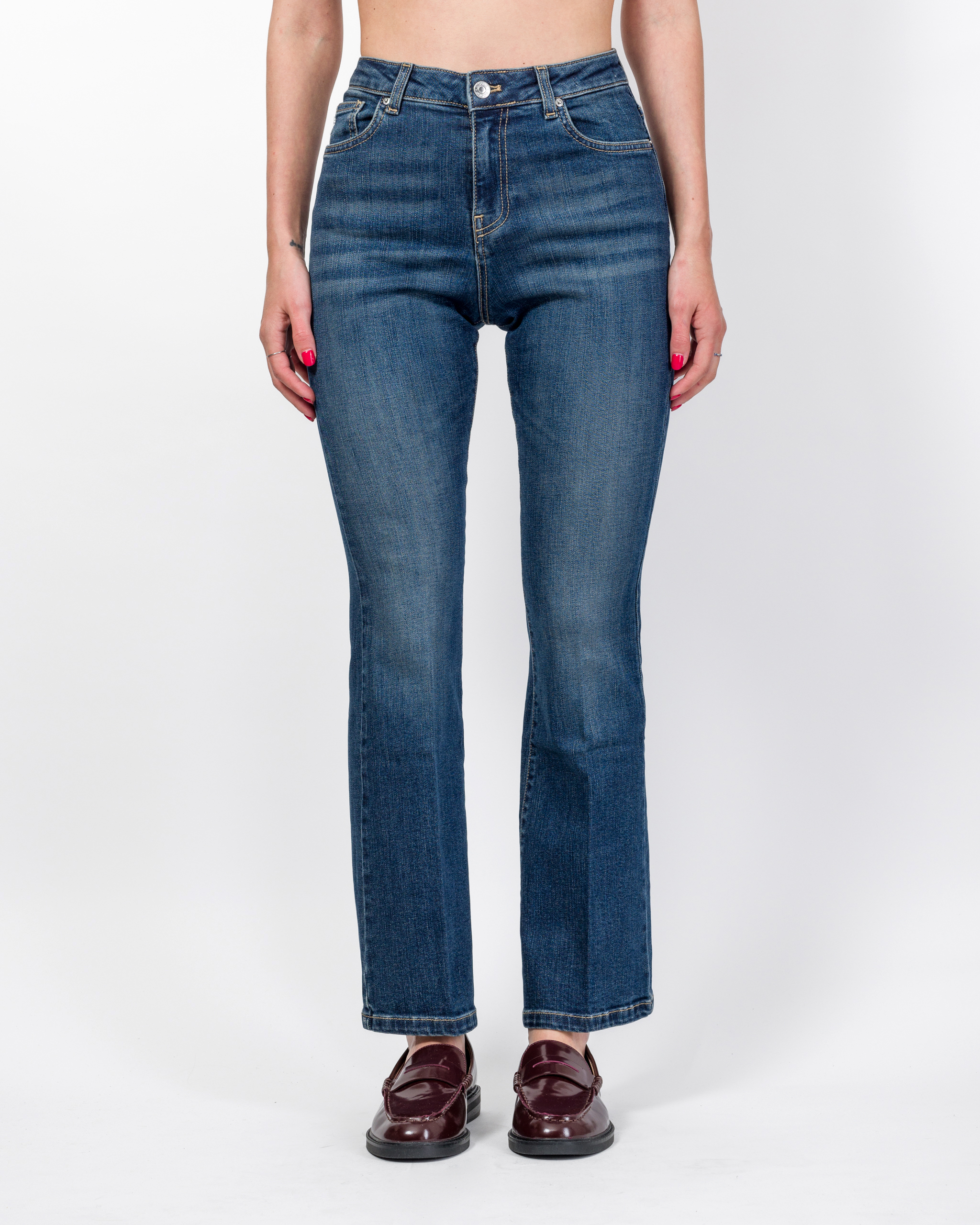 Alternative view of JEANS FLARE BOOTCUT - GISELE - VICOLO