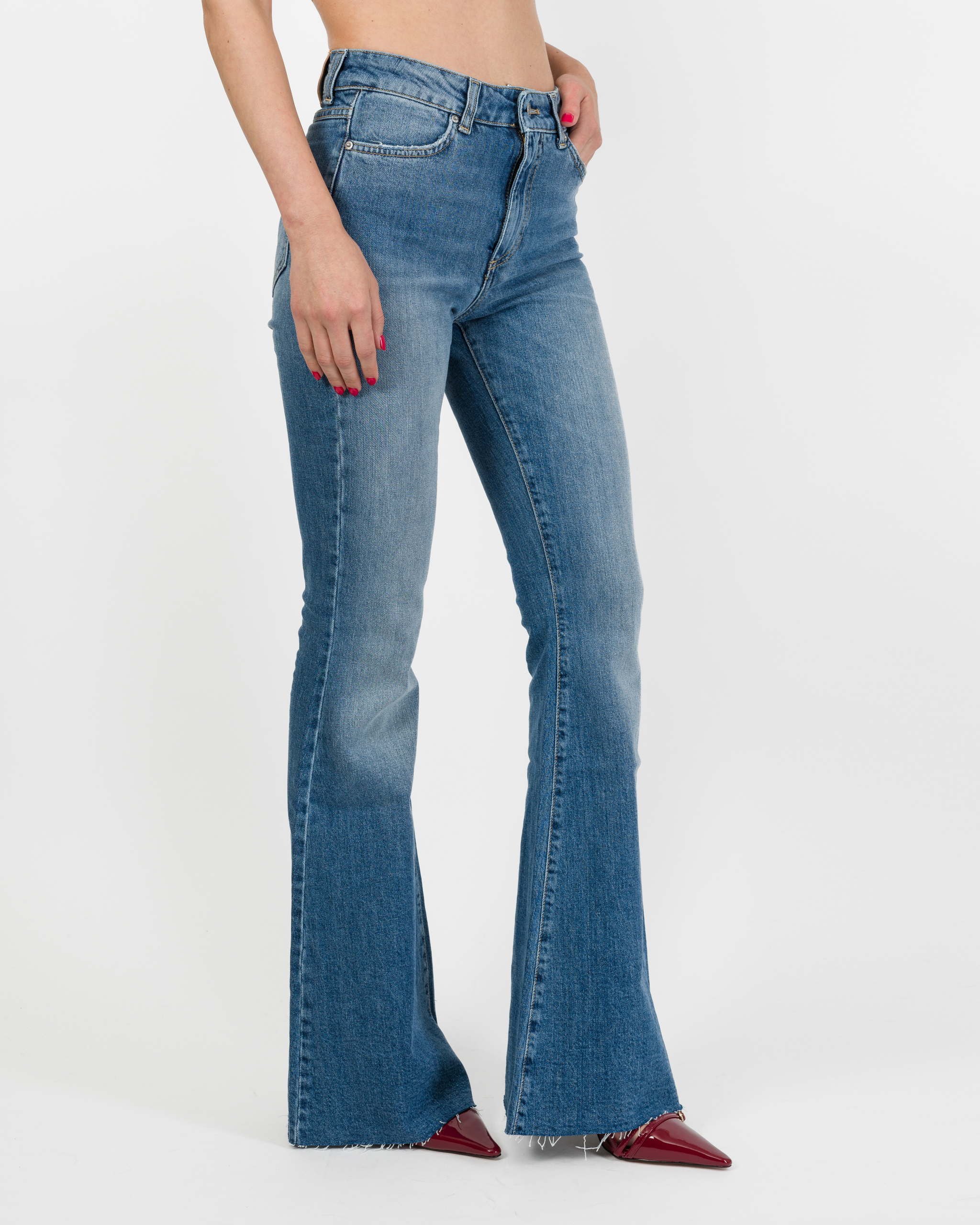 Alternative view of JEANS FLARE - GISELE - VICOLO