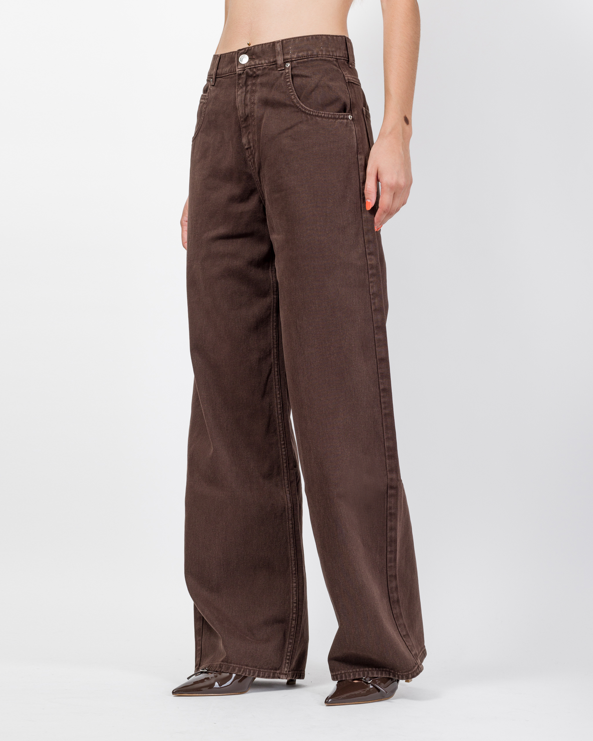Alternative view of JEANS WIDE-LEG FONDENTE - MIA - VICOLO