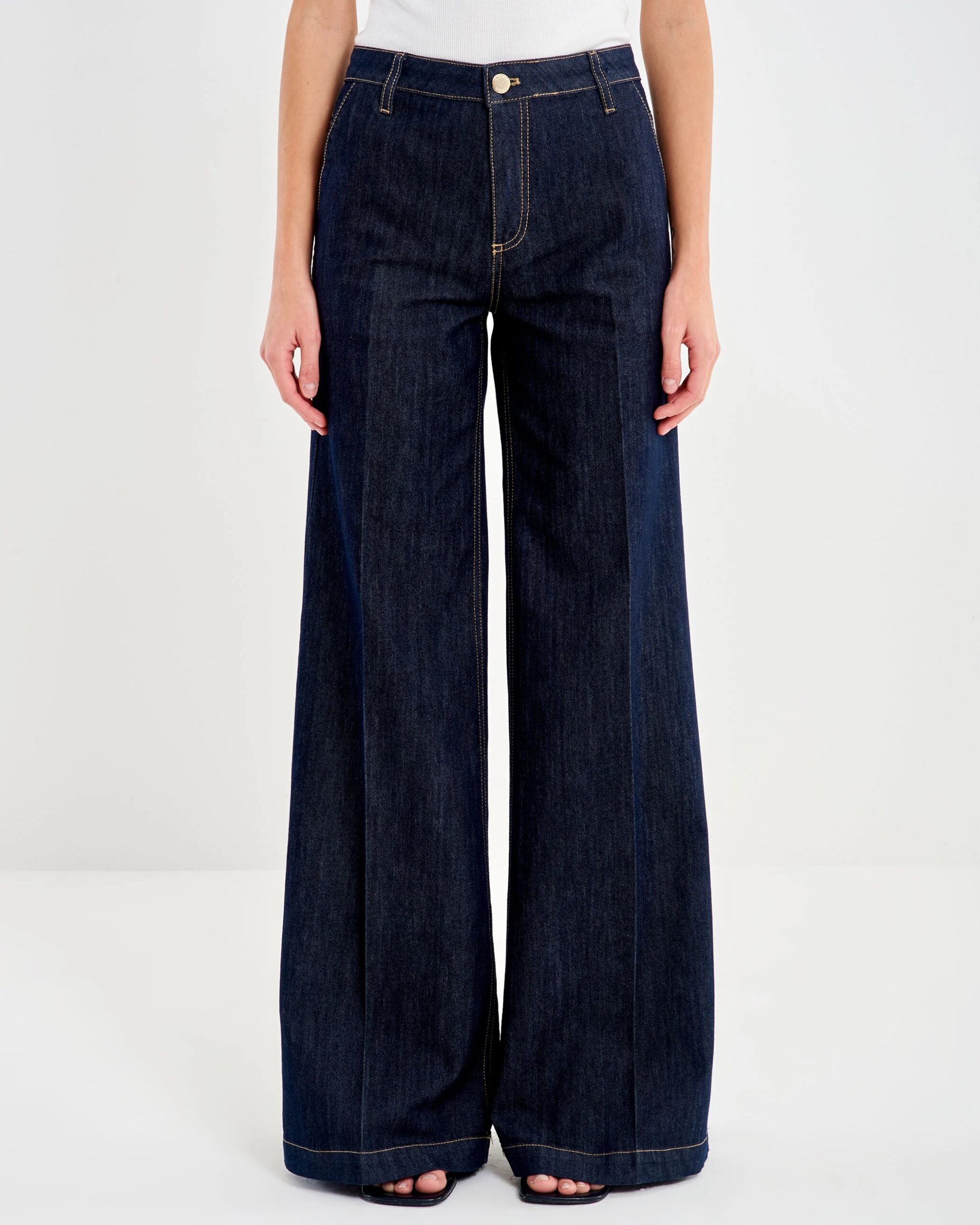 Alternative view of JEANS PALAZZO LAVAGGIO SCURO - ELENA - VICOLO