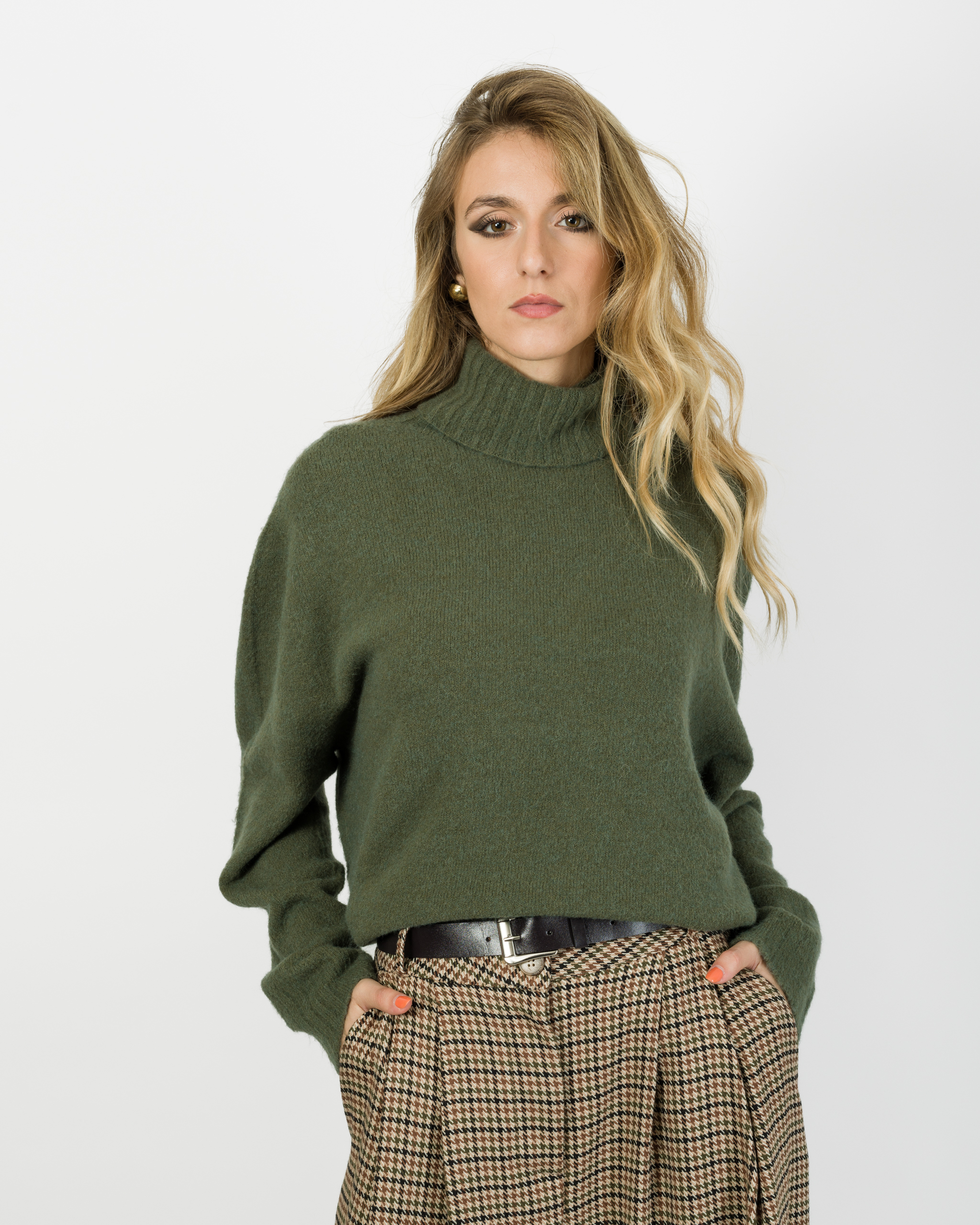 Alternative view of PULL DOLCEVITA OVERSIZE MISTO ALPACA - KONTATTO