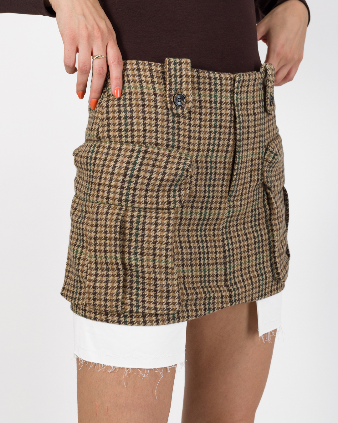 MINIGONNA PIED DE POULE - GINNY - ELEH