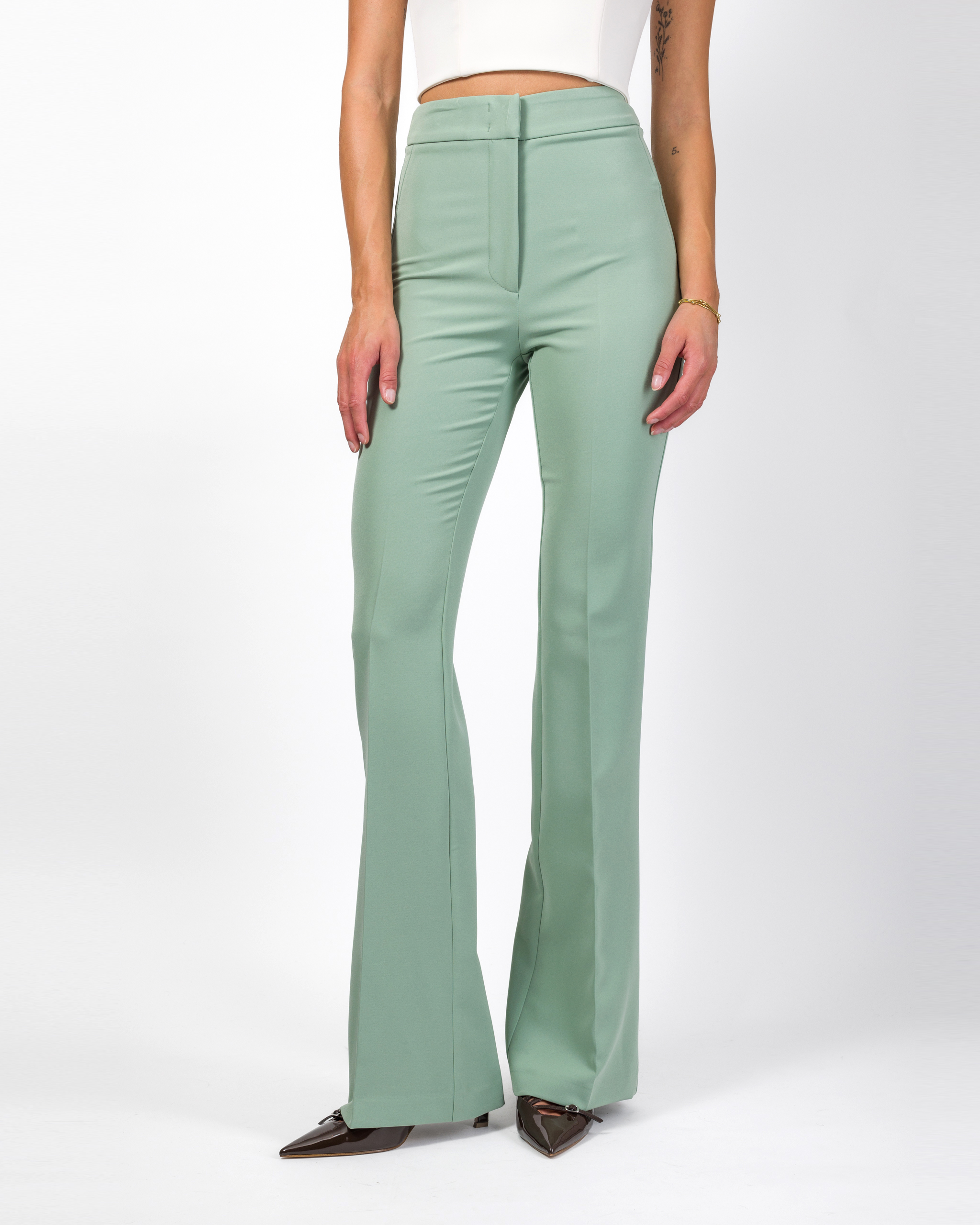 Alternative view of PANTALONE FLARE FULL-LENGHT - MUSA EVENT - SILENCE LIMITED