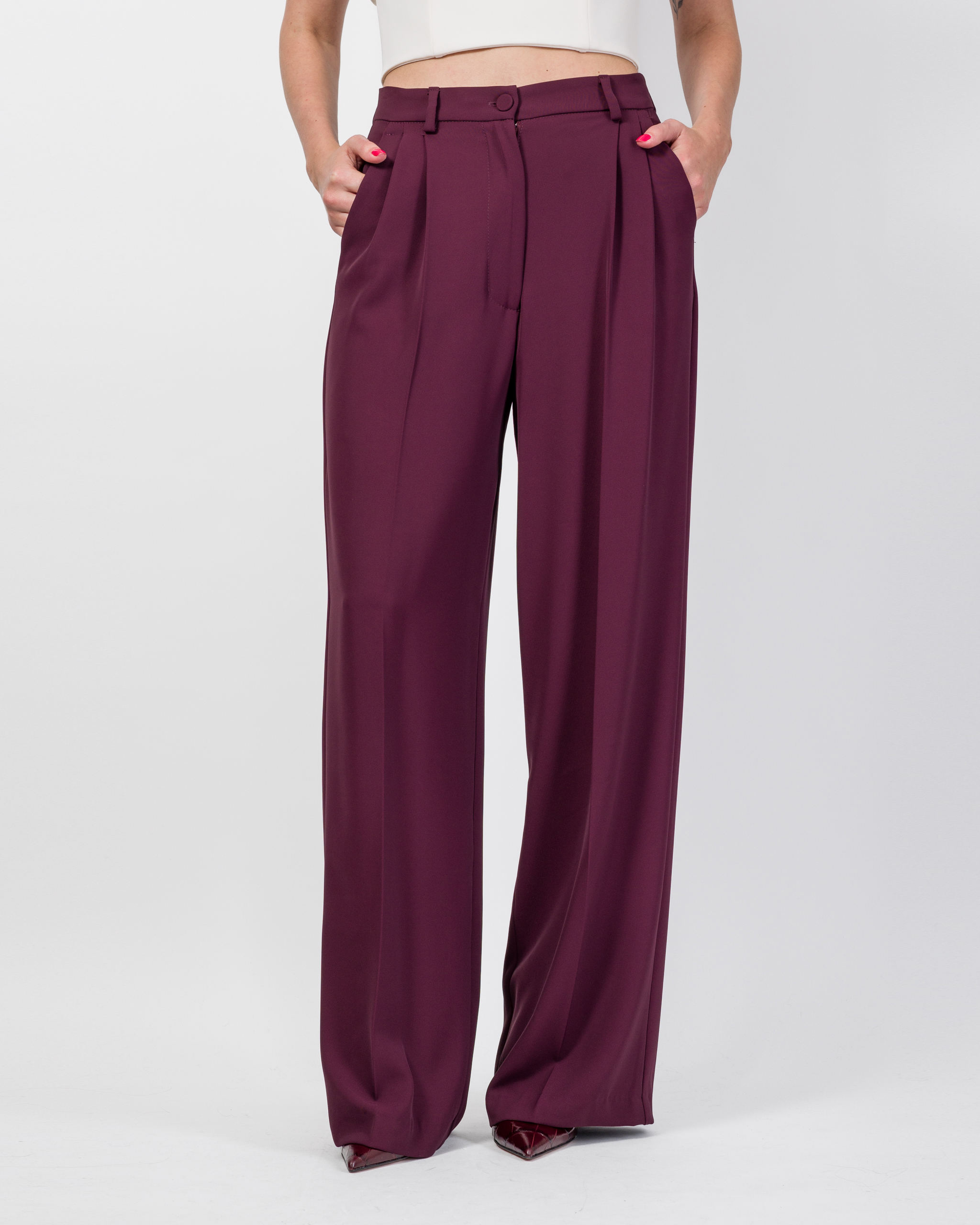 PANTALONE PALAZZO IN CADY - NOEMI - VICOLO