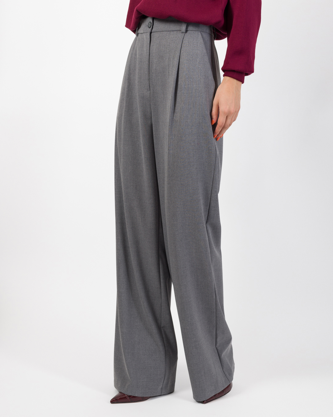 PANTALONE PALAZZO CON PIEGA - DEVA - DIXIE