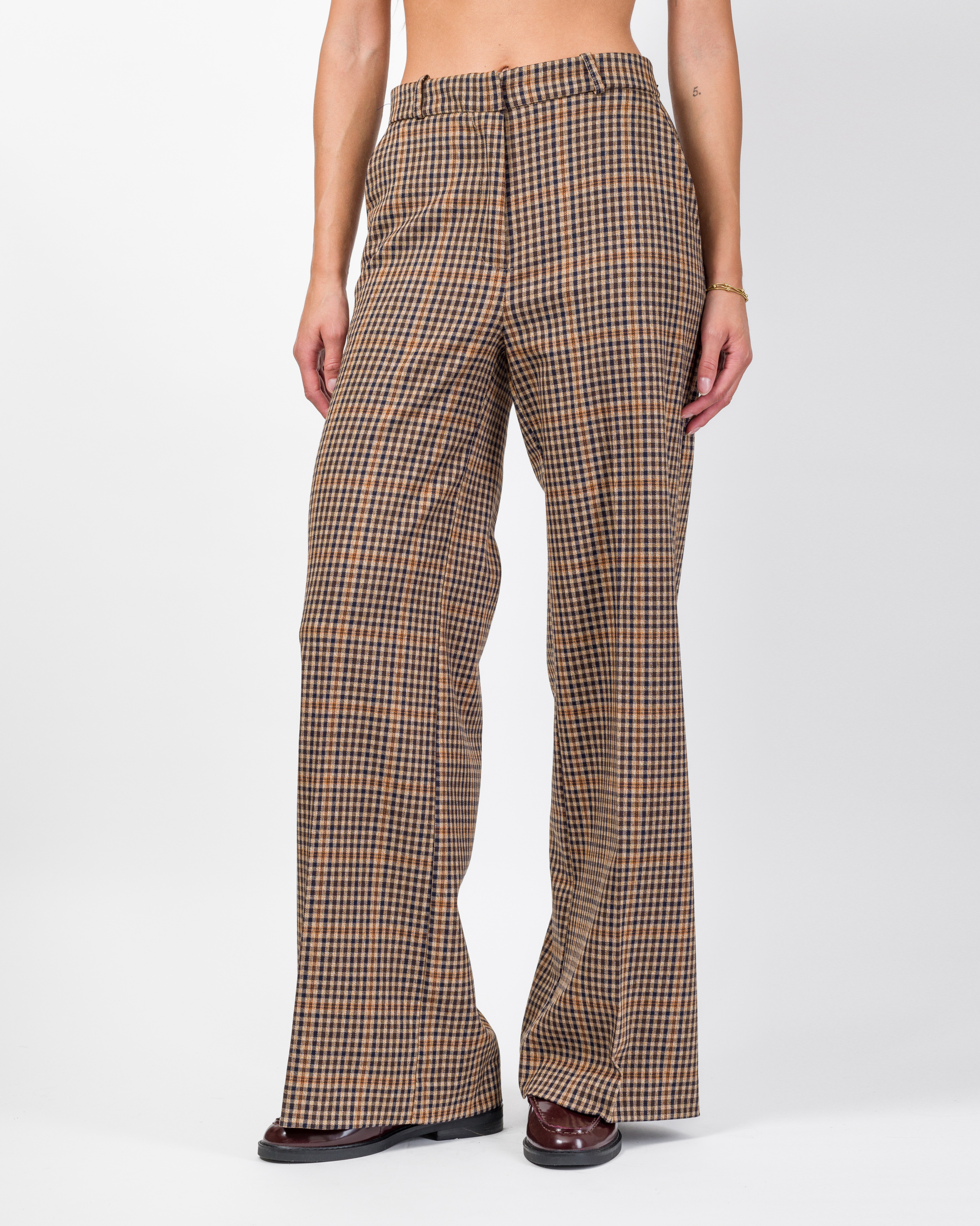 PANTALONE PALAZZO VICHY - DIANA - HAVEONE