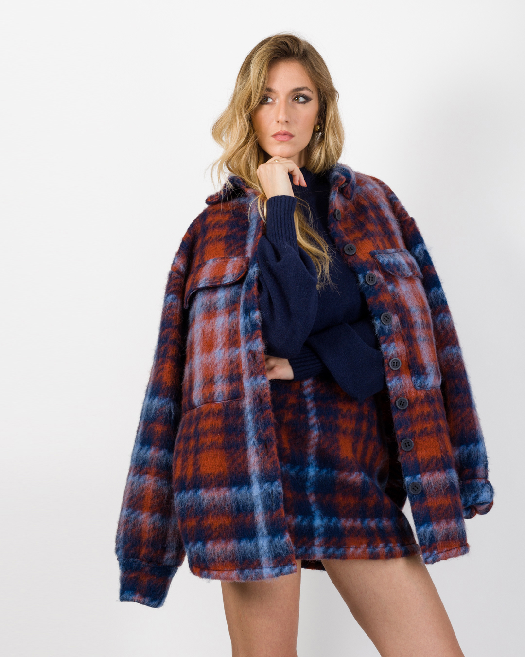 Alternative view of SHACKET TARTAN OVERSIZE - GUENDA - KOSTUMN°1