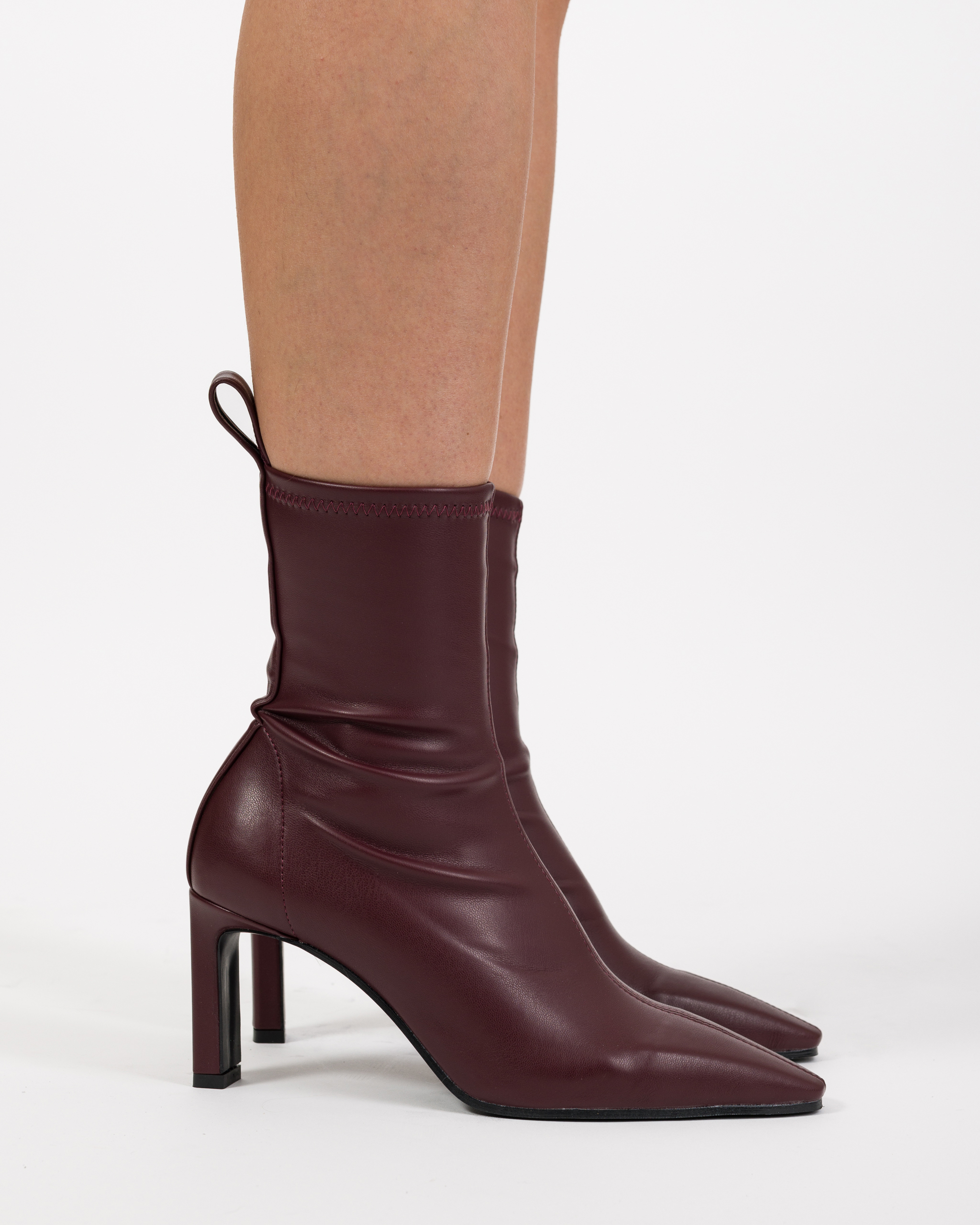 Alternative view of STIVALETTO A CALZINO CON PUNTA QUADRATA - OVYÉ