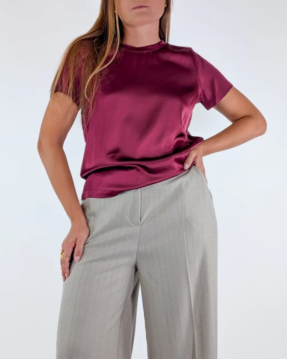 T-SHIRT IN RASO DI VISCOSA - HAVEONE