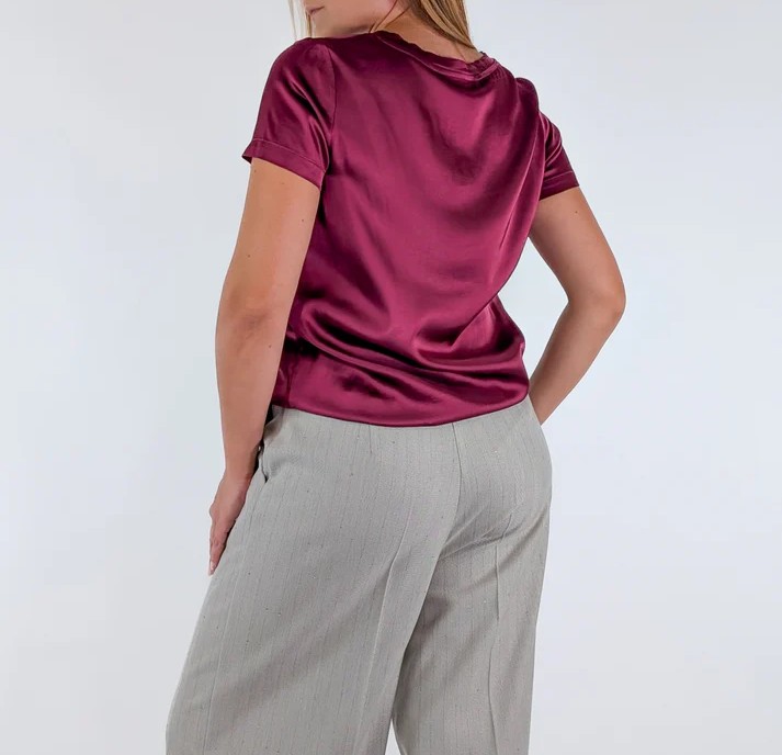 Alternative view of T-SHIRT IN RASO DI VISCOSA - HAVEONE