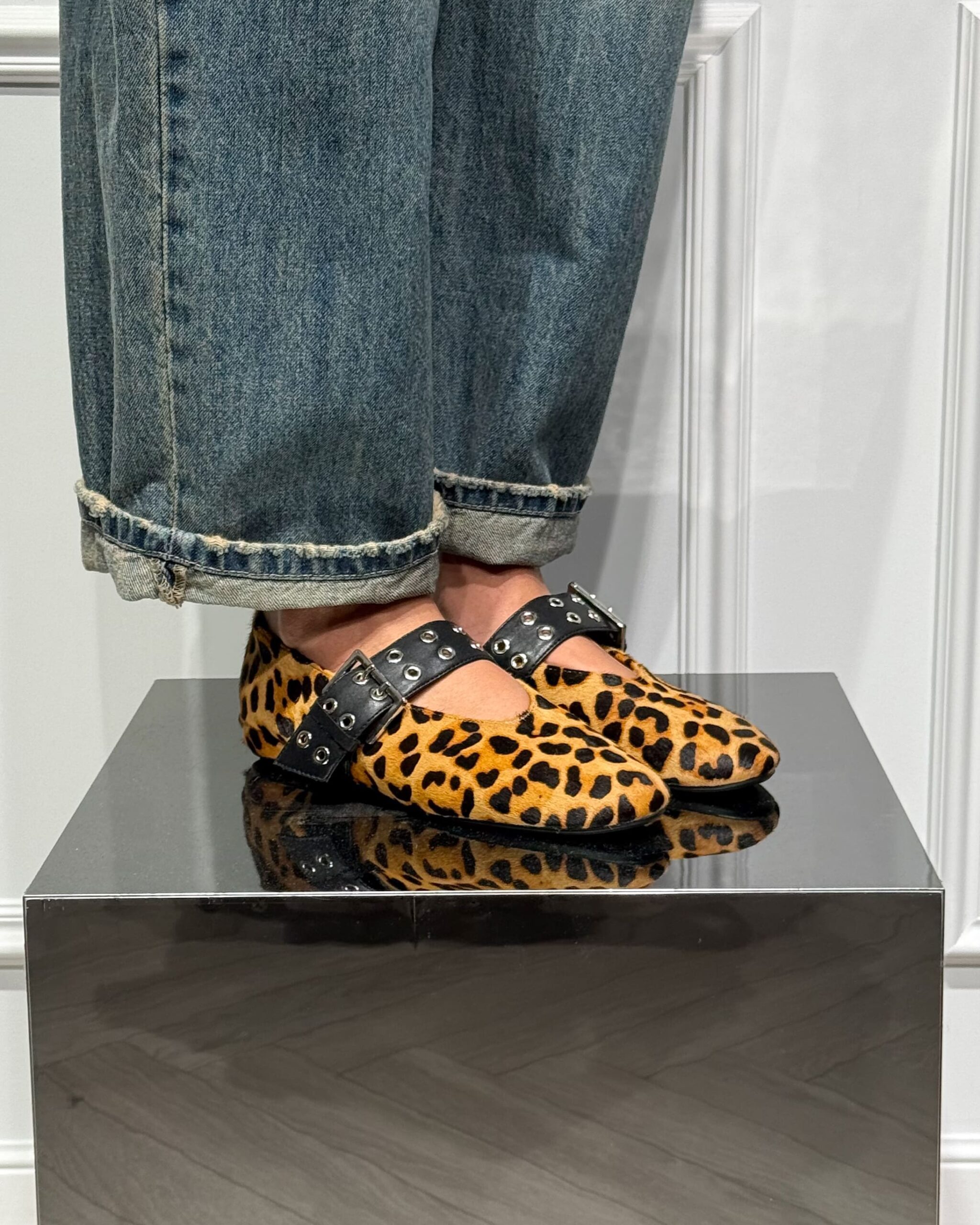 Alternative view of BALLERINA MARY JANE MACULATA IN CAVALLINO - OVYÉ