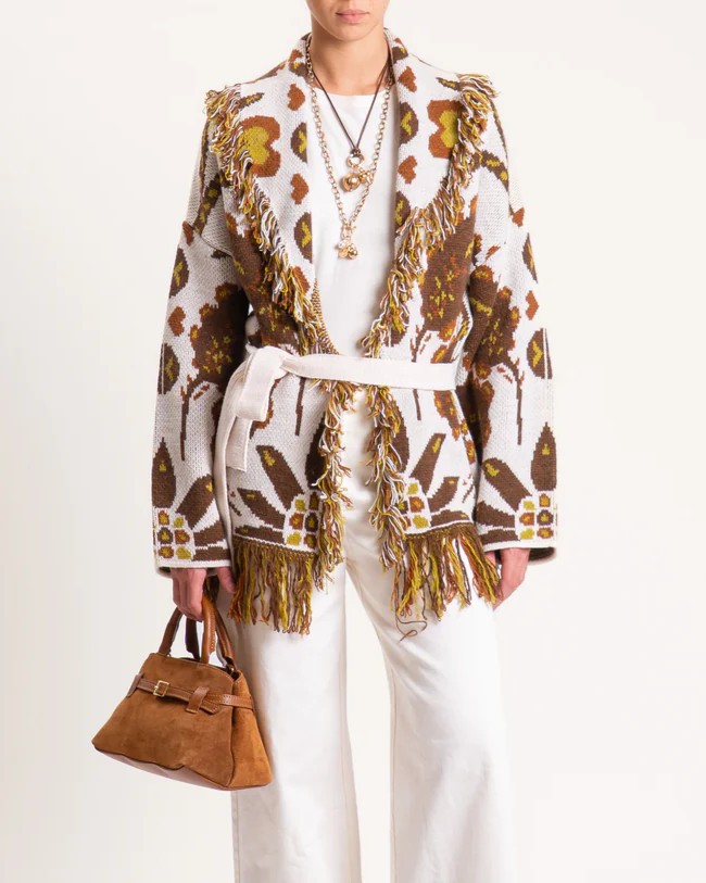 Alternative view of CARDIGAN FANTASIA CON FUSCIACCA - HAVEONE