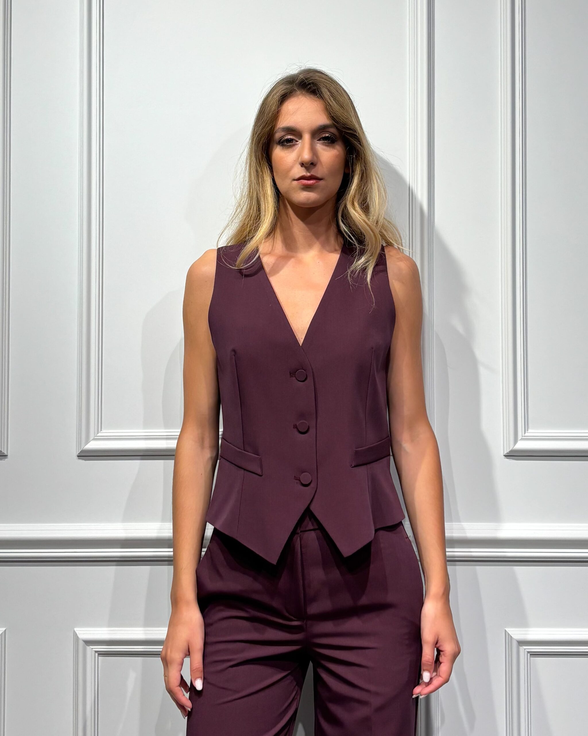 Alternative view of GILET MONOPETTO - GIULIA - VICOLO