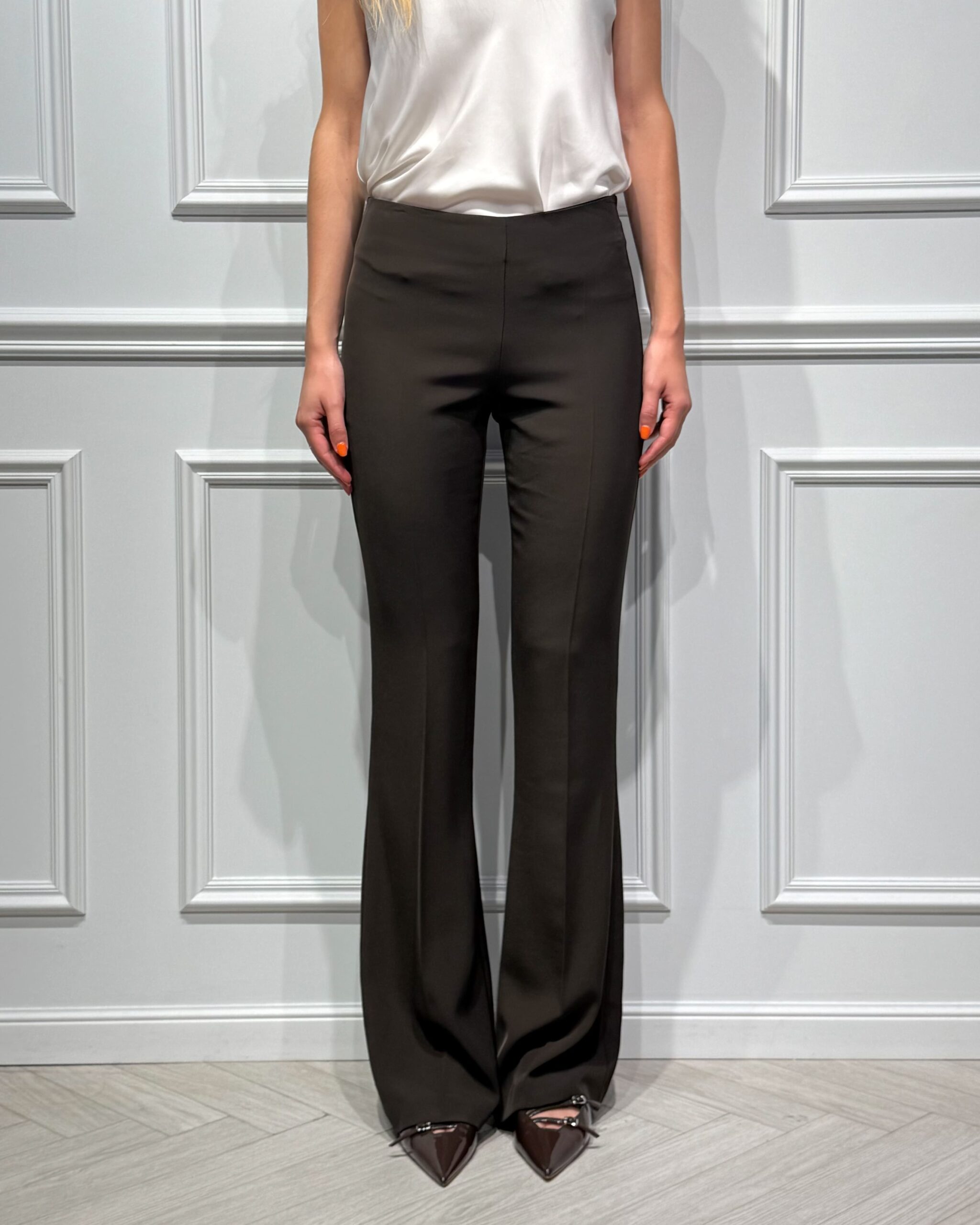 Alternative view of PANTALONE FLARE IN CADY - NICKI - TENSIONE IN