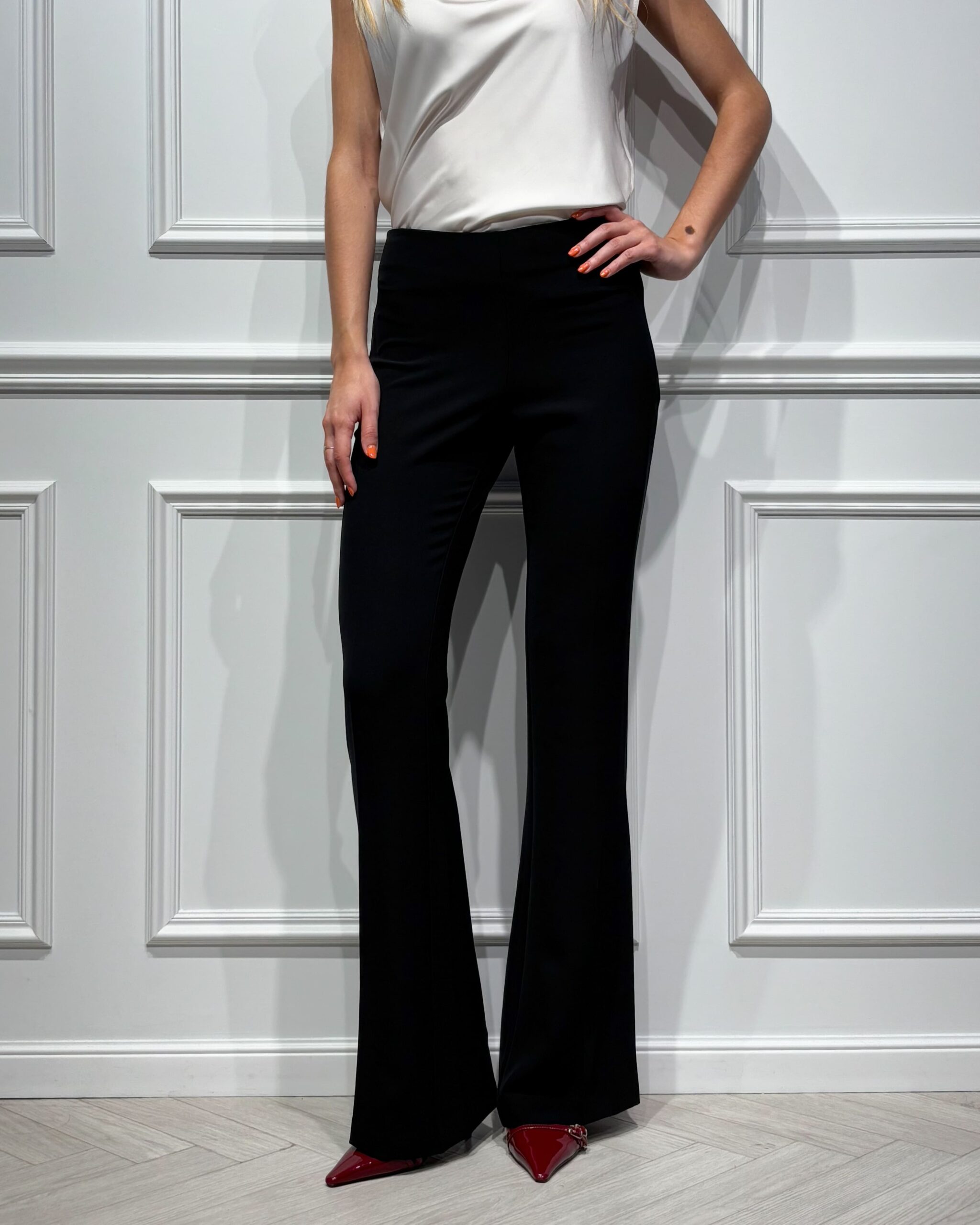 PANTALONE FLARE IN CADY - NICKI - TENSIONE IN