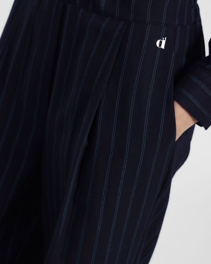 PANTALONE PALAZZO GESSATO - LUDO - DIXIE