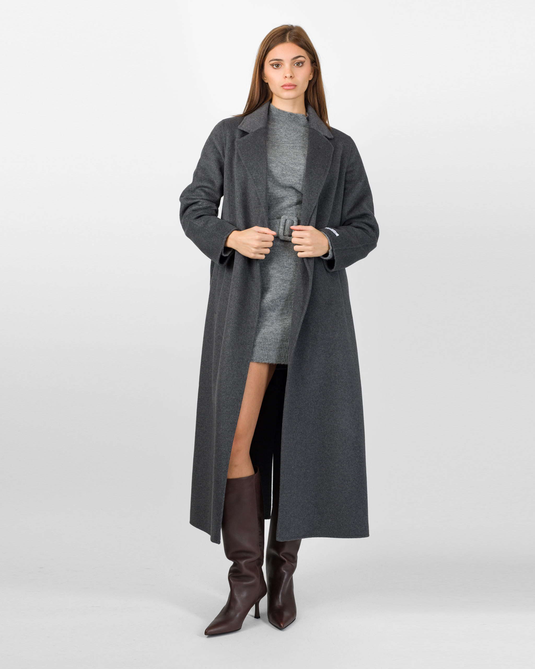 CAPPOTTO VESTAGLIA MISTO LANA E CASHMERE - DIXIE