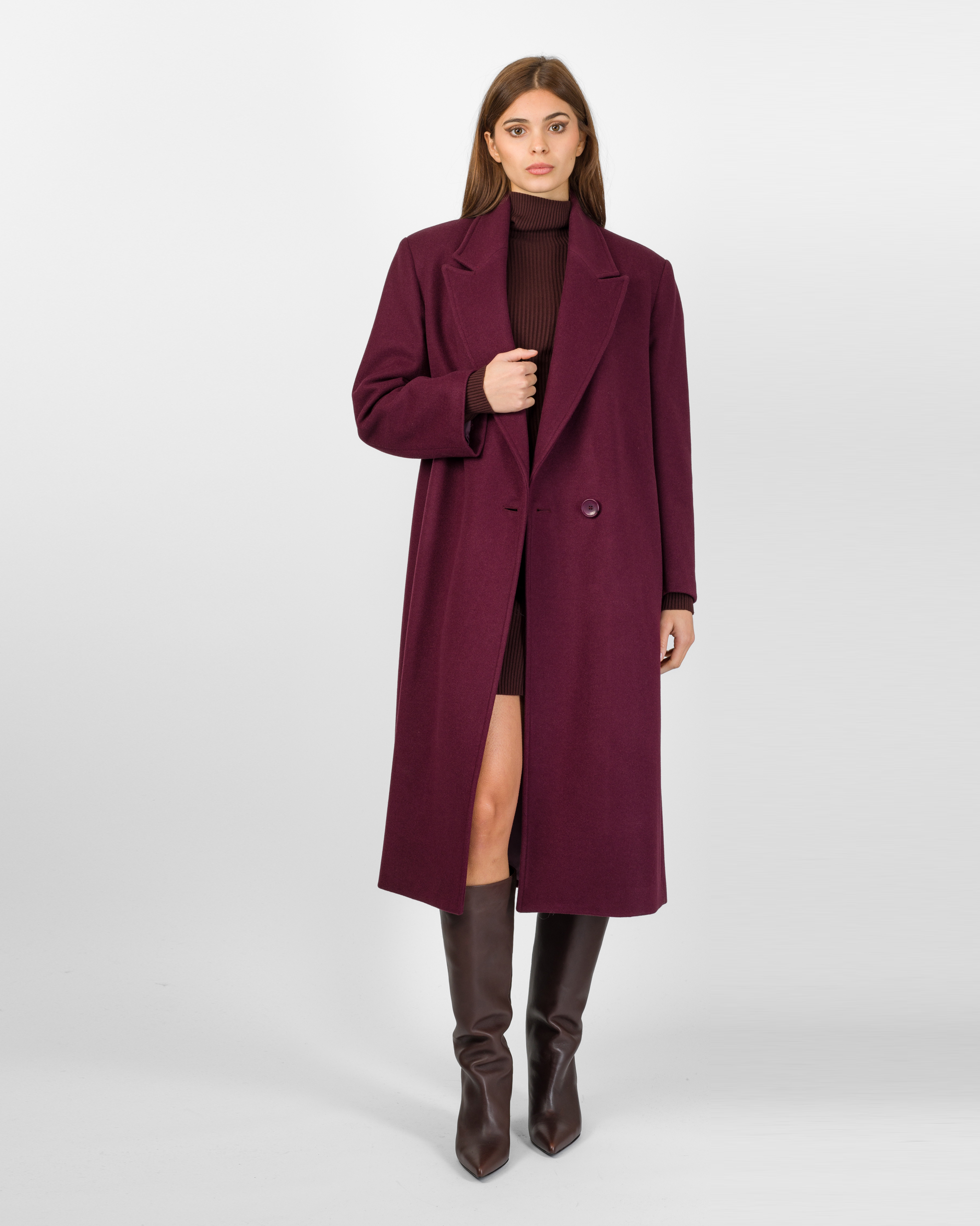 CAPPOTTO IN PANNO MISTO LANA - SOUVENIR