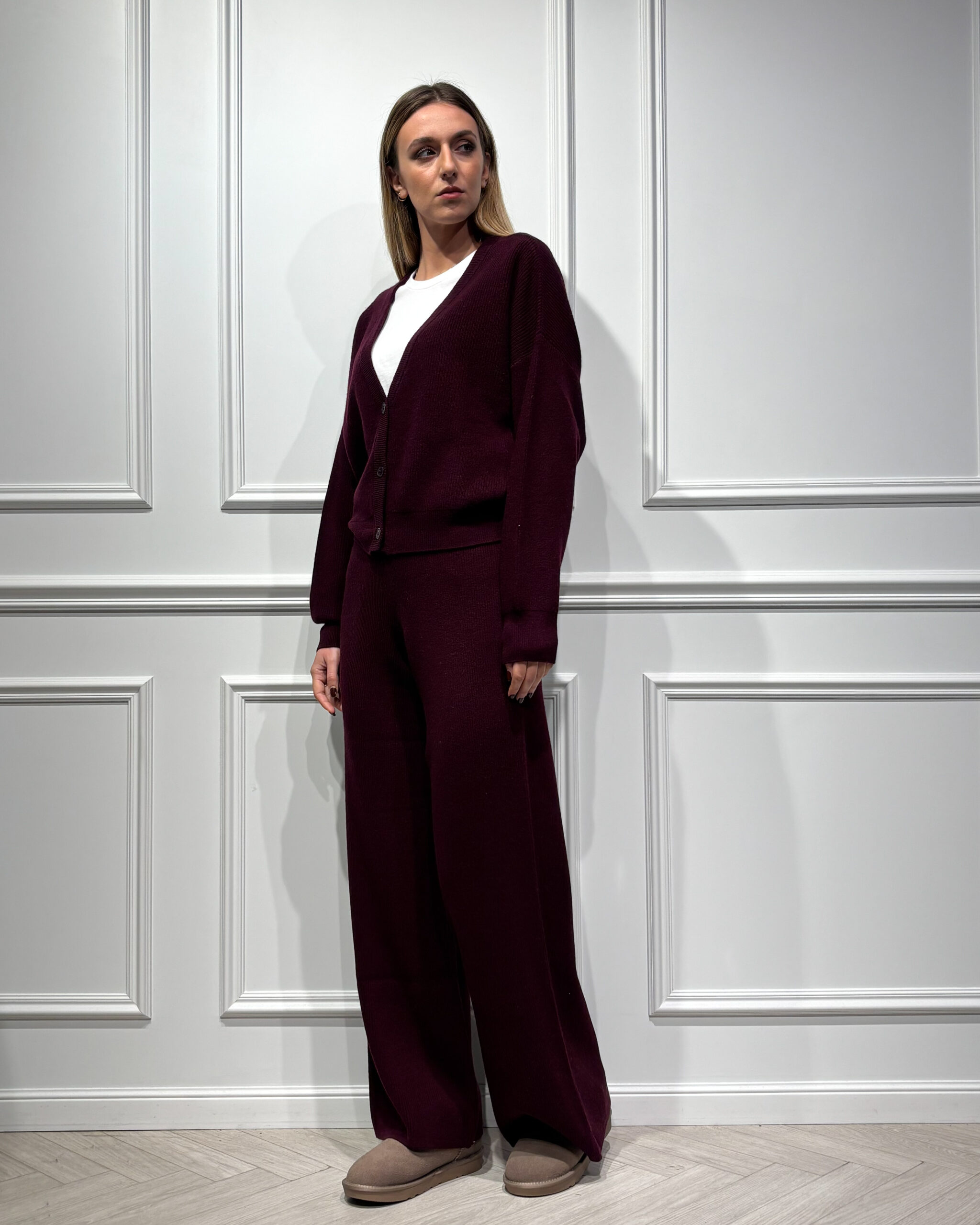 Alternative view of CARDIGAN A COSTE 100% LANA - ALEXIA - MOTEL