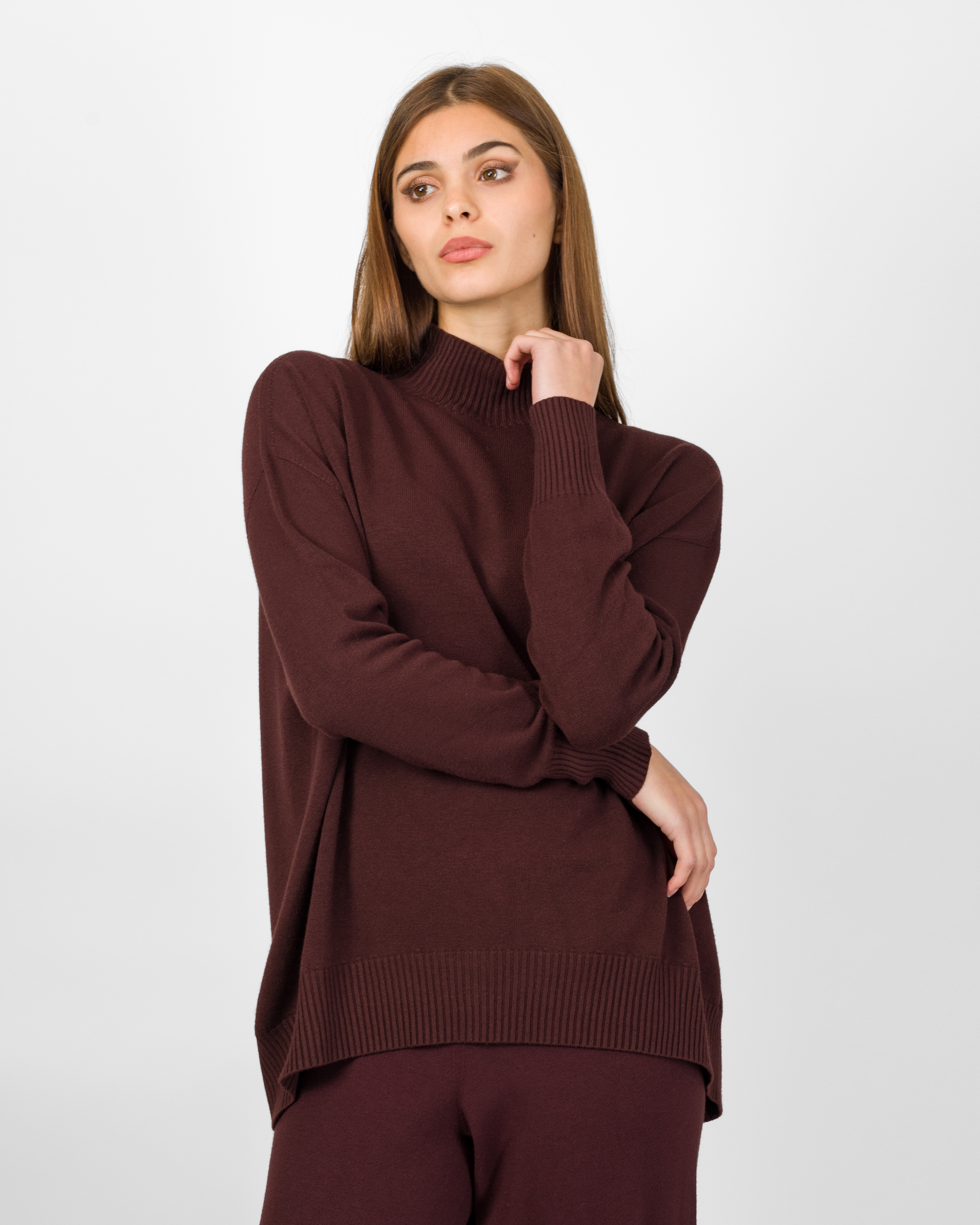 MAGLIA DOLCEVITA OVERSIZE IN VISCOSA - ERIKA - KONTATTO