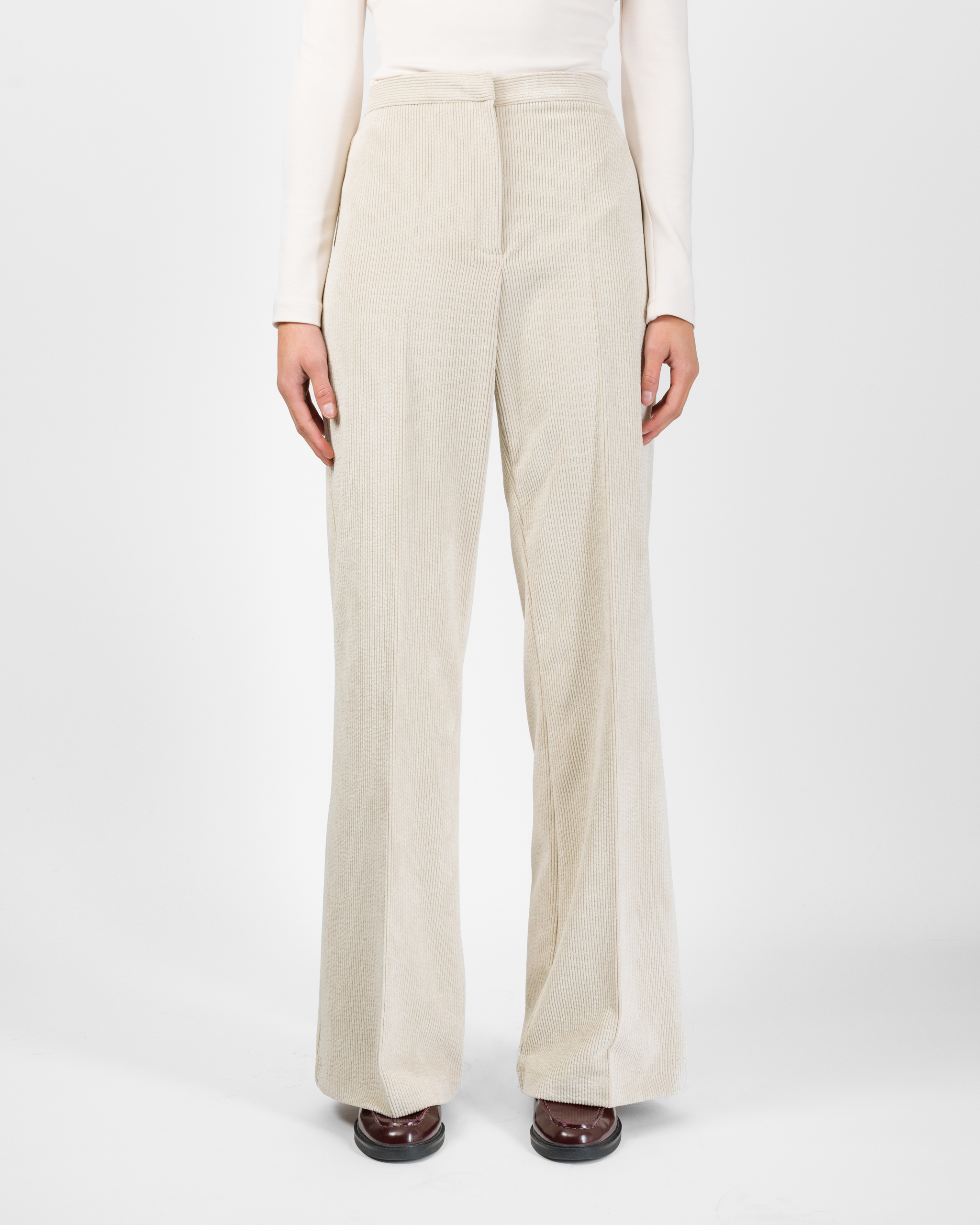 Alternative view of PANTALONE WIDE-LEG IN VELLUTO MILLERIGHE - MARTINA - BOHEMIANVì