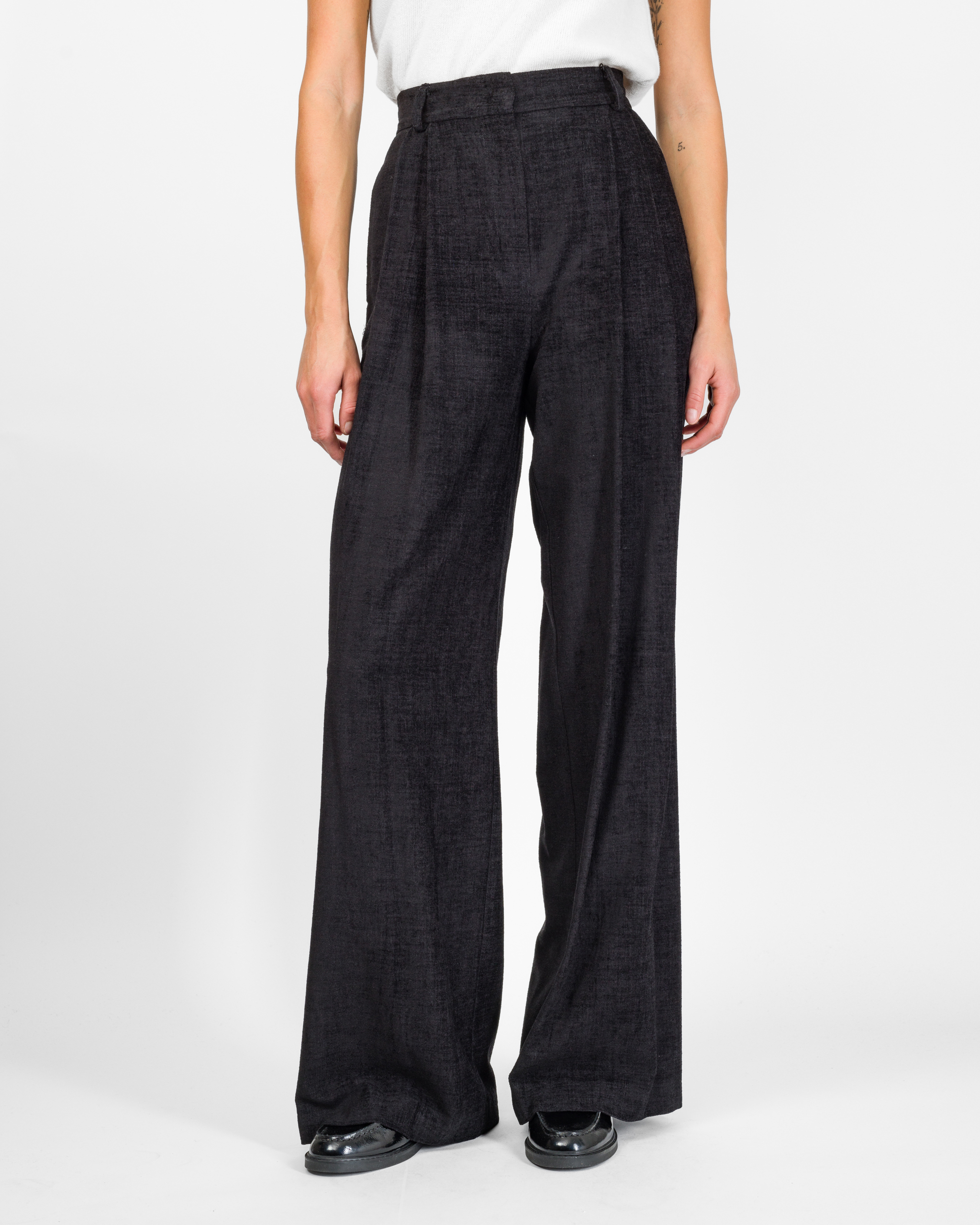 PANTALONE PALAZZO IN VELLUTO - DIXIE