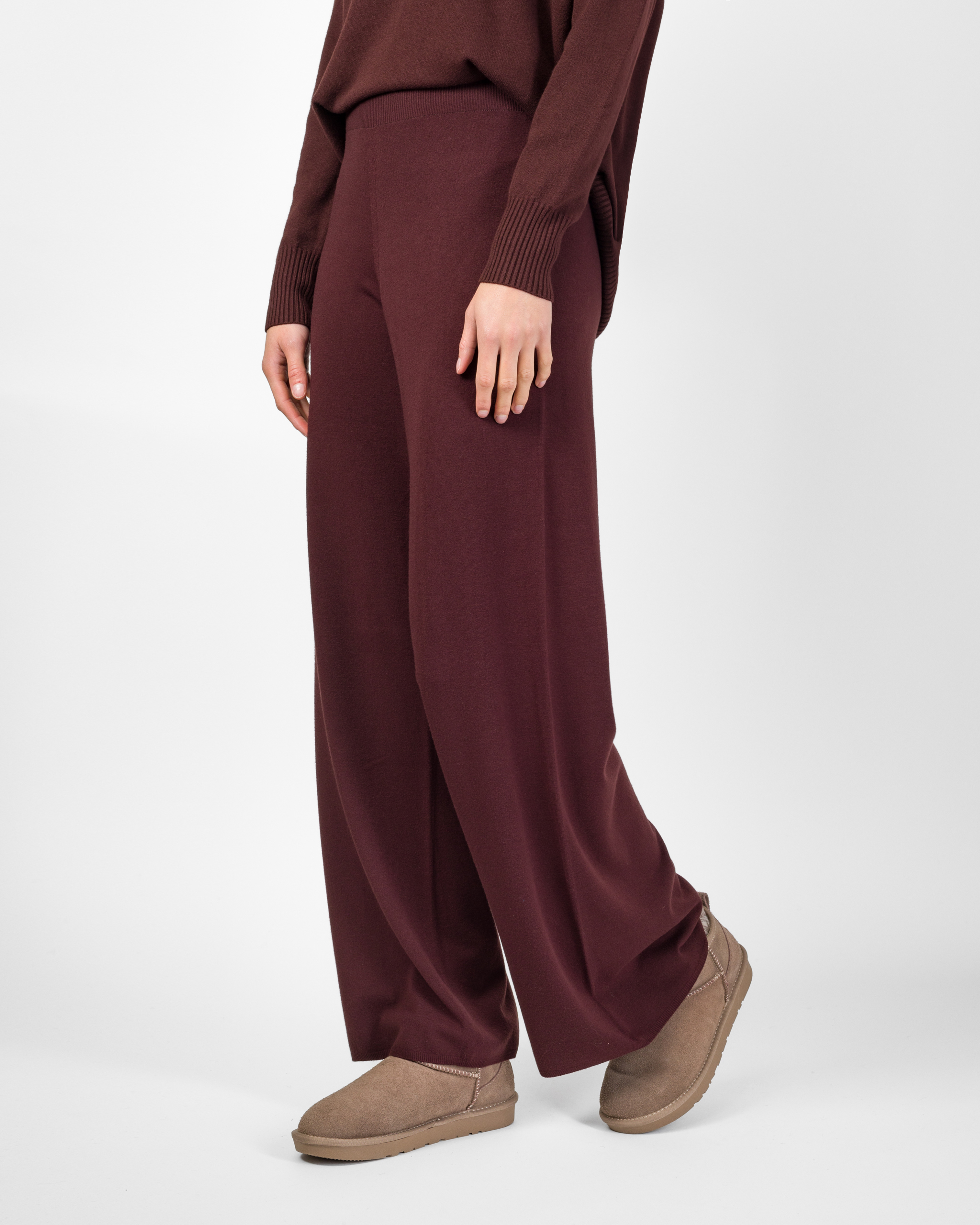 PANTALONE WIDE-LEG IN VISCOSA - ERIKA - KONTATTO