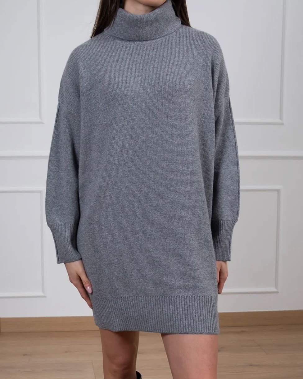 Alternative view of ABITO MAXI MAGLIA CON COLLO ALTO - VICOLO