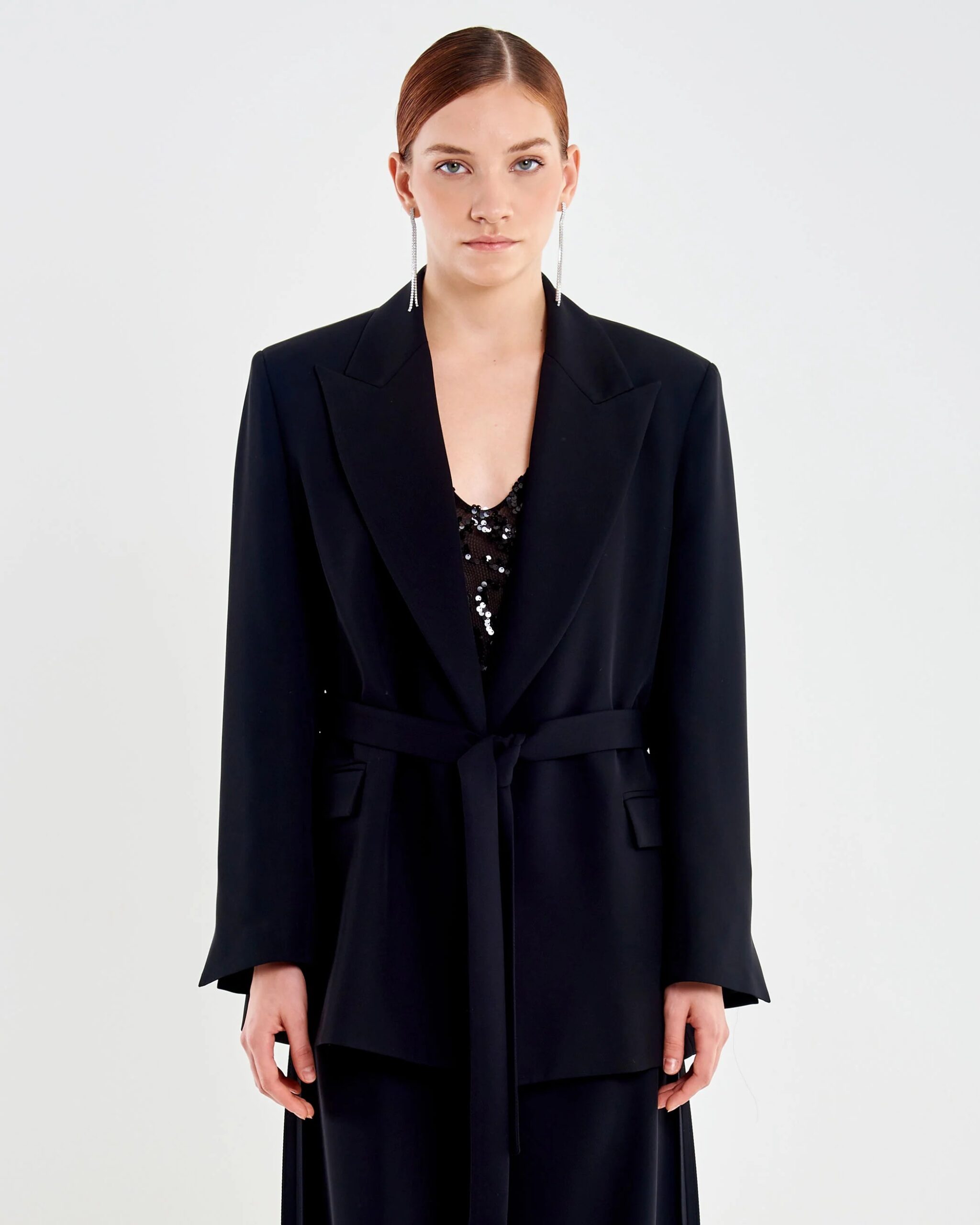 Alternative view of BLAZER CON REVER AMPIO E FUSCIACCA - VICOLO