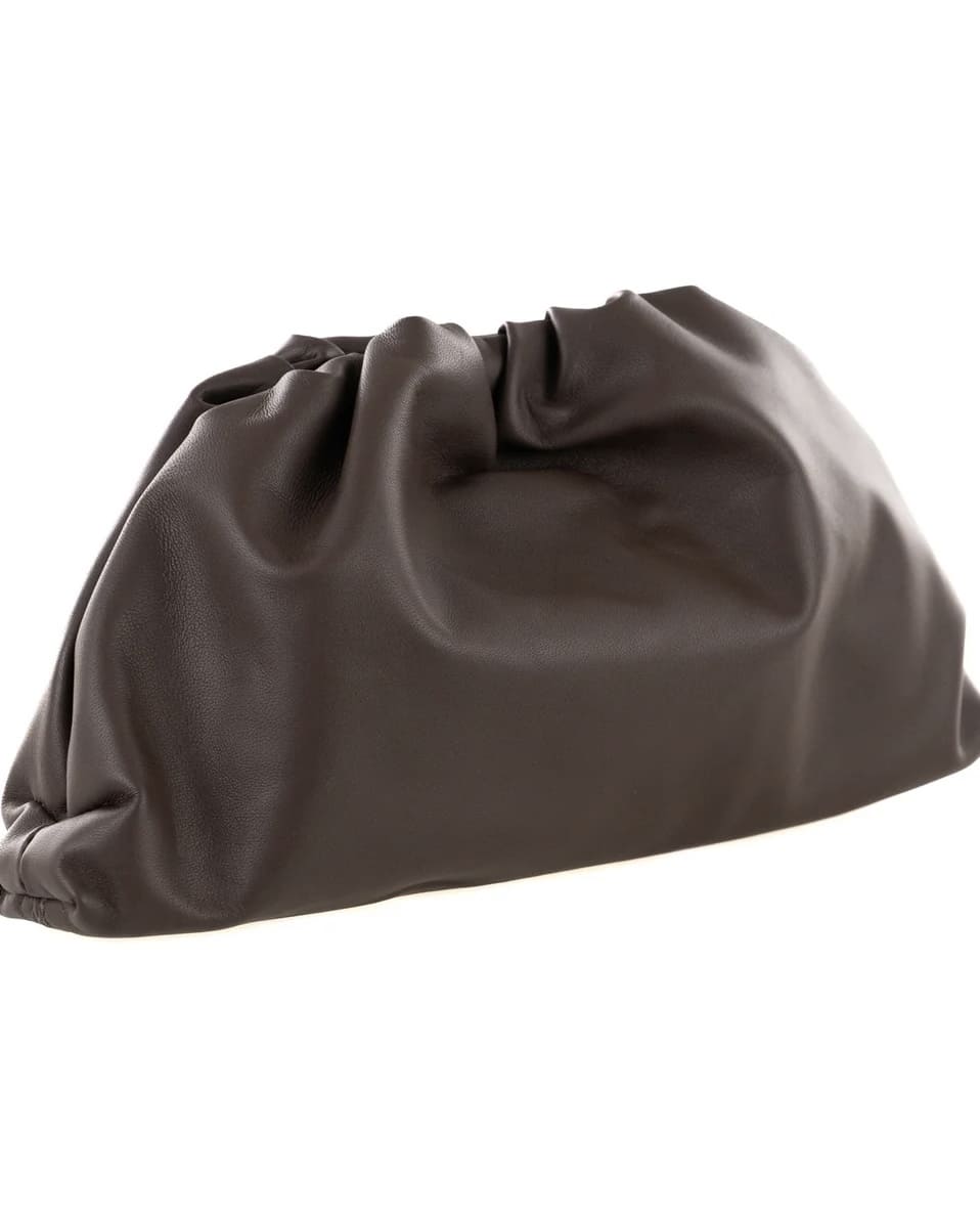 BORSA MAXI CLUTCH IN PELLE