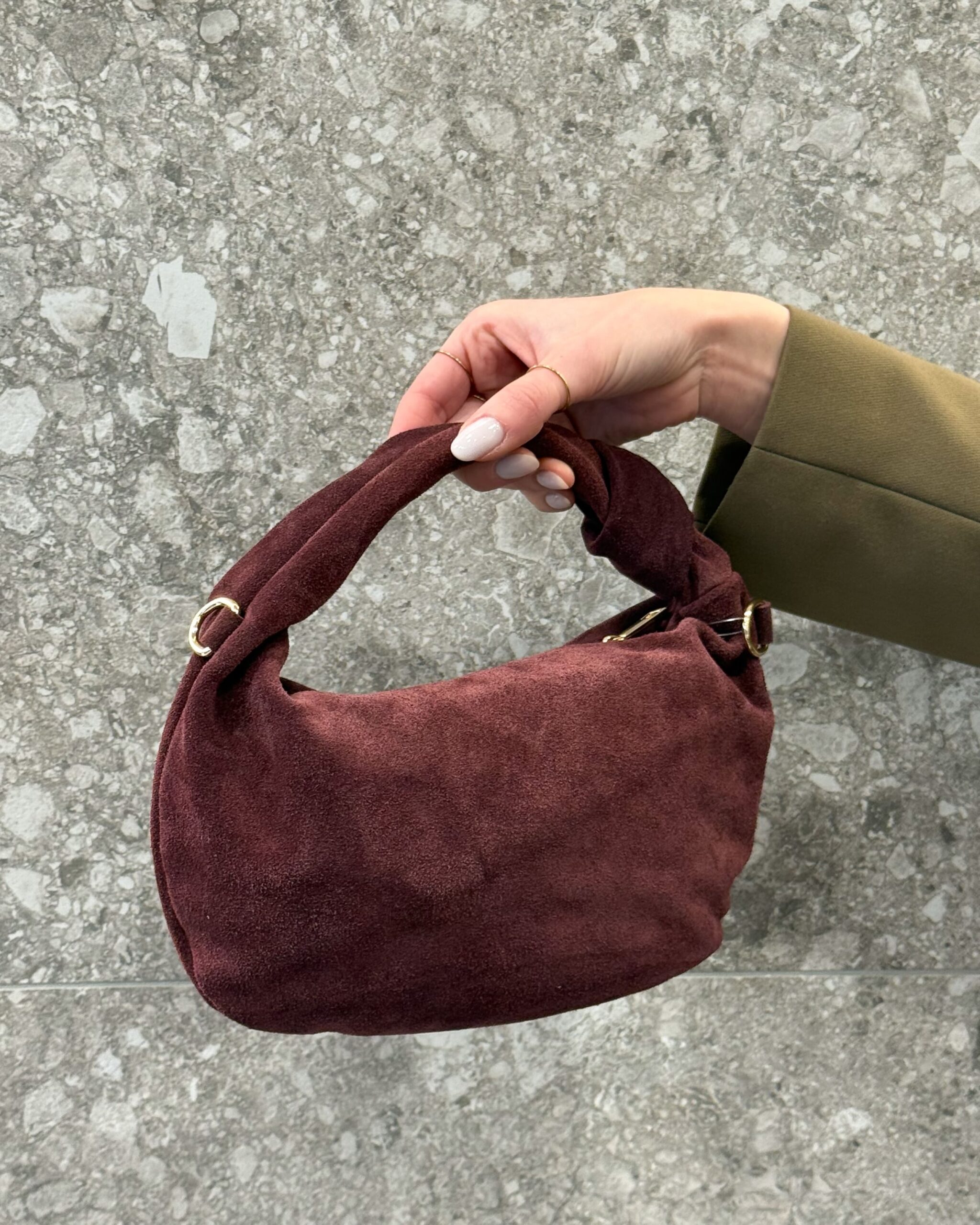 Alternative view of BORSA MINI SCAMOSCIATA